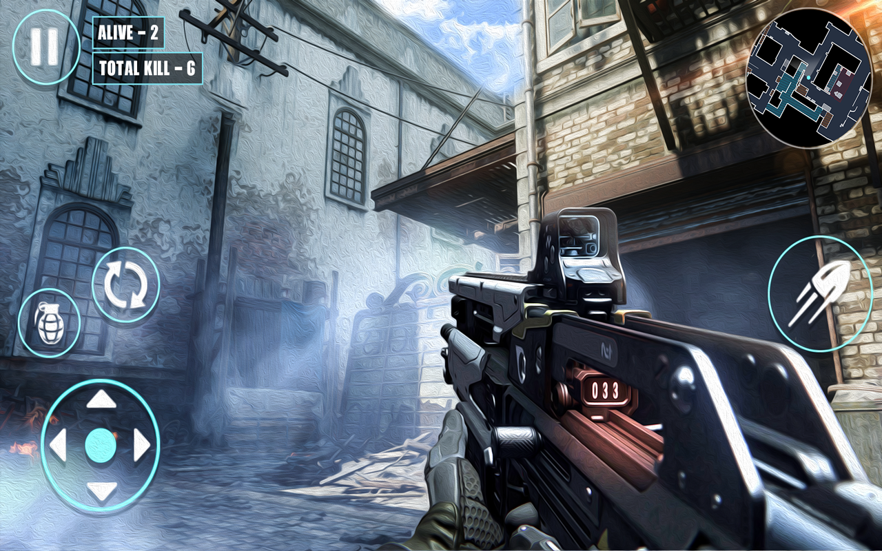 اسکرین شات 3 بازی Call Of Gun Shooting Game