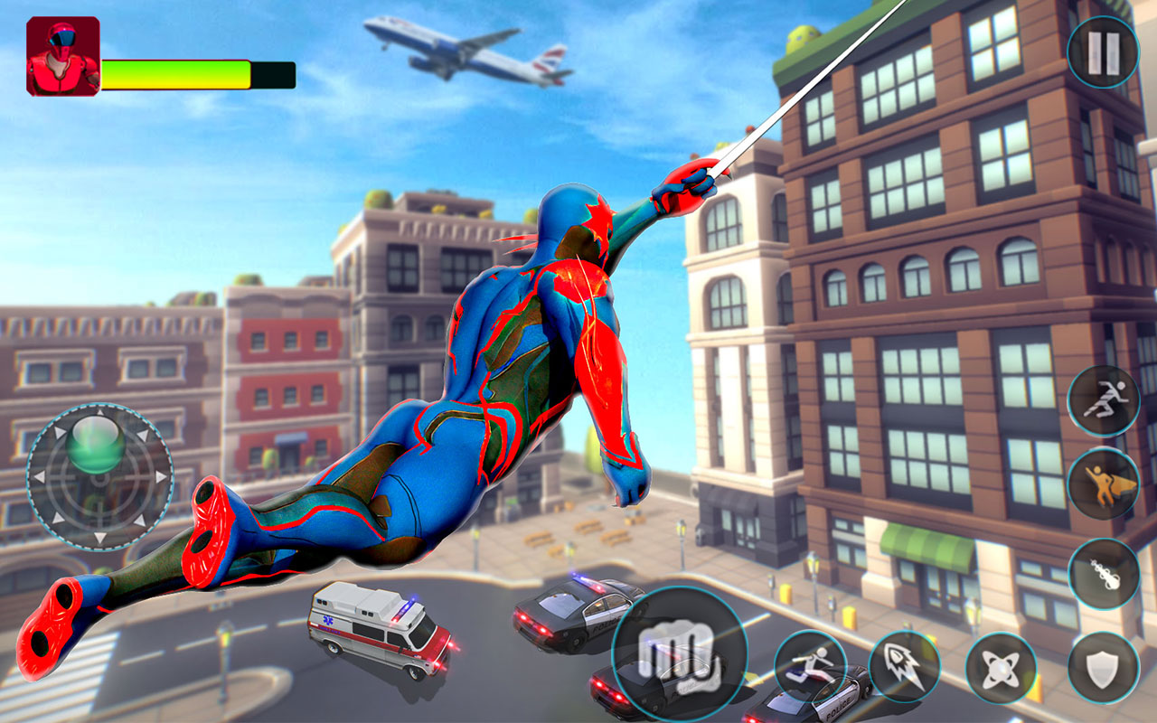 اسکرین شات بازی Iron Rope Hero War Superheroes 6