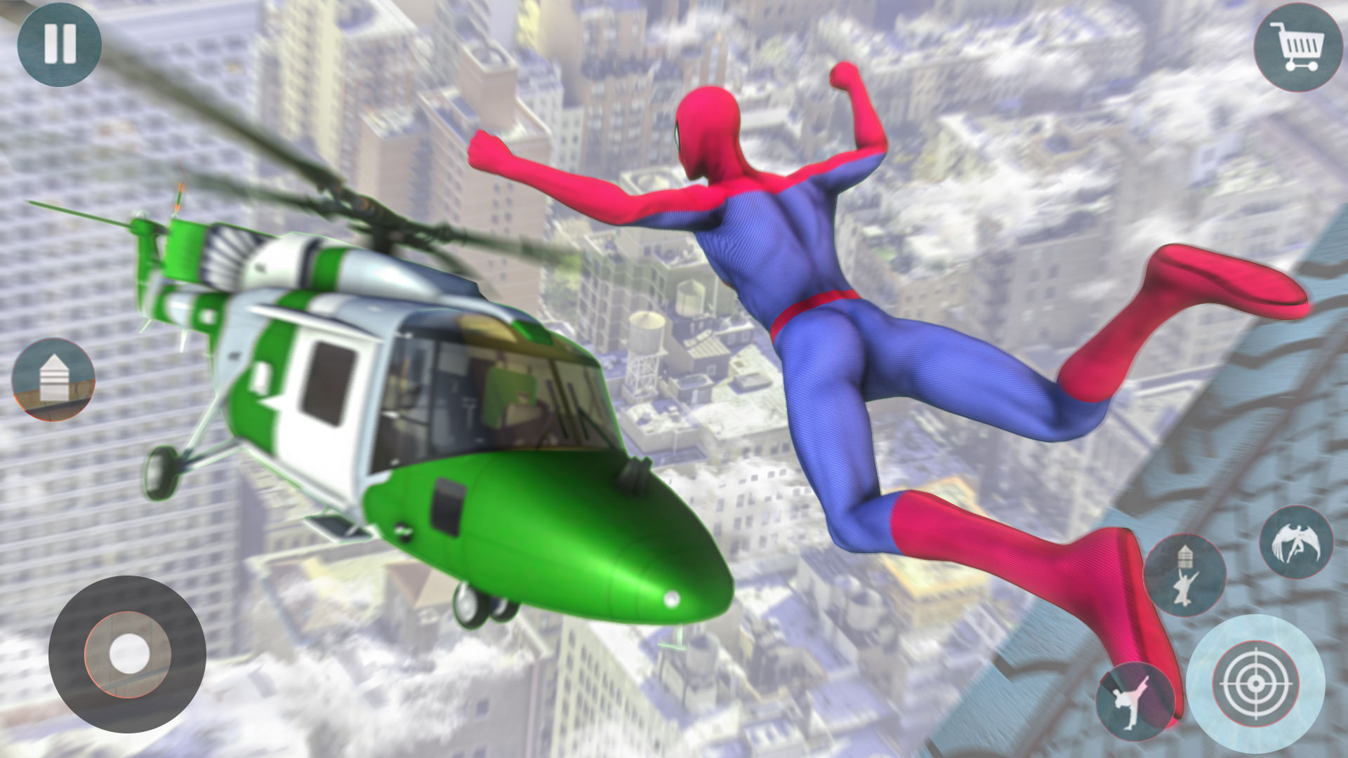 اسکرین شات بازی Iron Rope Hero War Superheroes 3