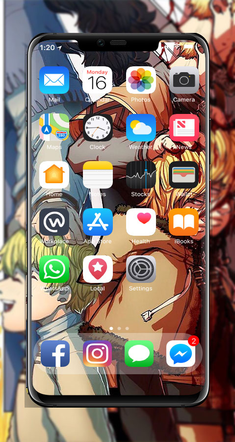 اسکرین شات 2 برنامه Vinland Saga Wallpaper