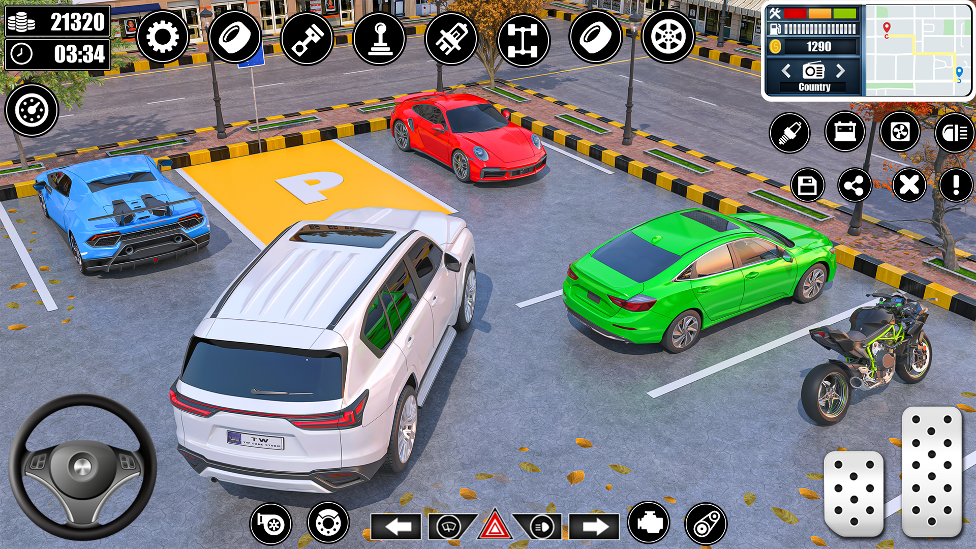 اسکرین شات 4 بازی Modern Car Parking - Car Games
