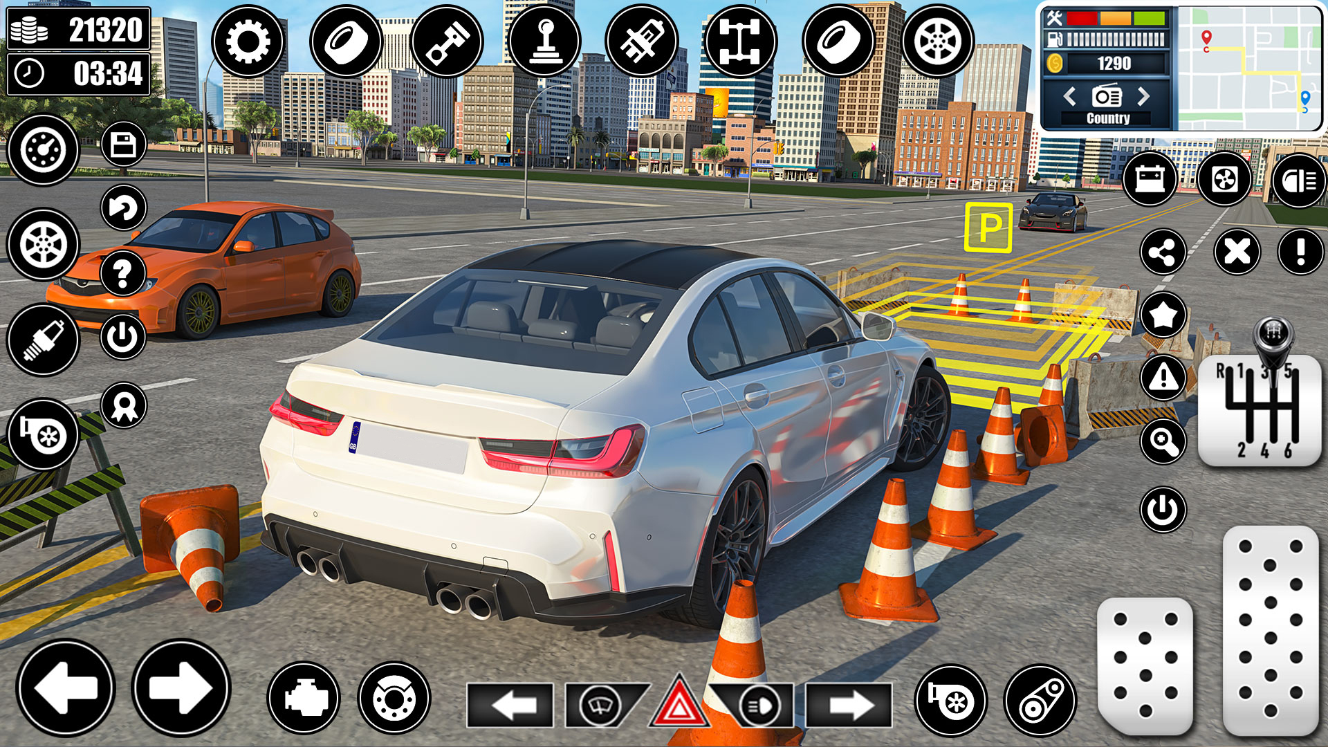 اسکرین شات 5 بازی Modern Car Parking - Car Games