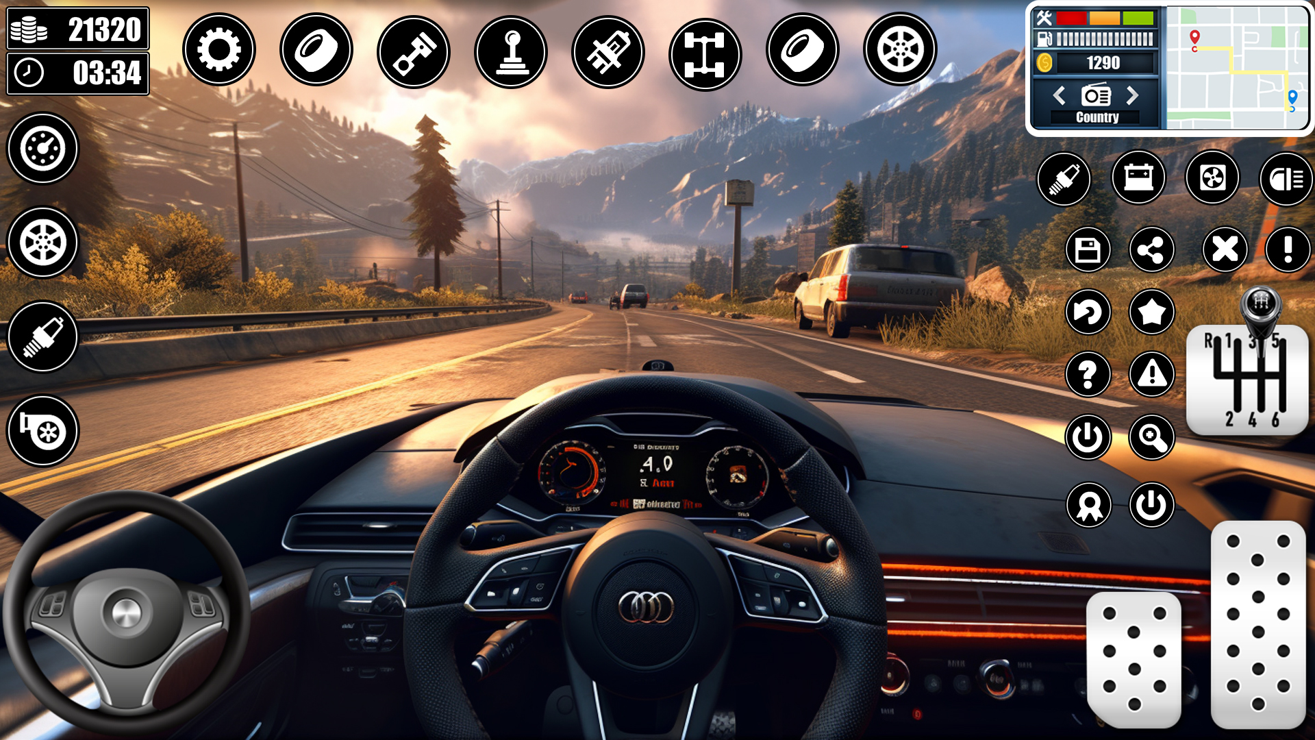 اسکرین شات 3 بازی Real Car Driving School Games