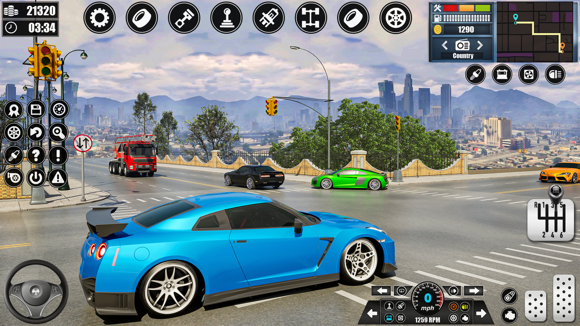 اسکرین شات 5 بازی Real Car Driving School Games