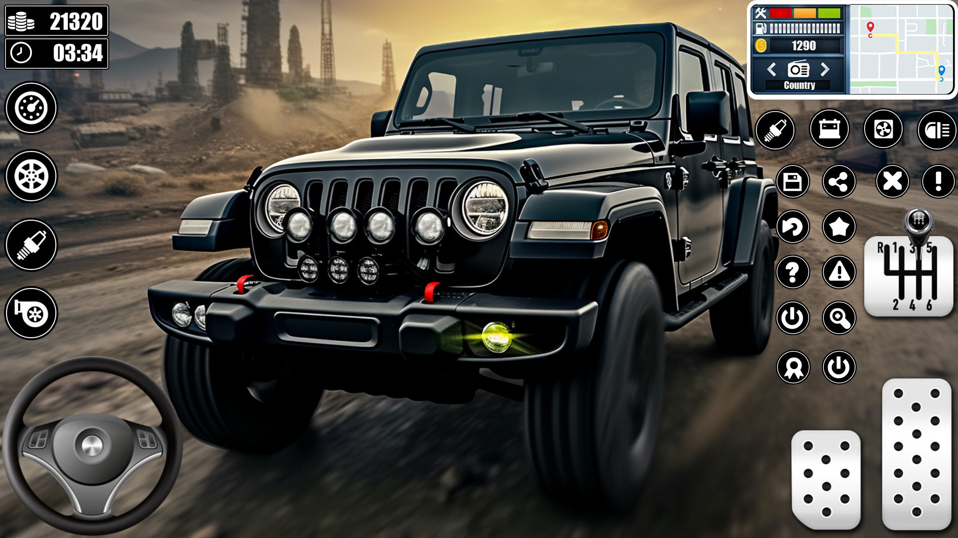 اسکرین شات 1 بازی Real Car Driving School Games