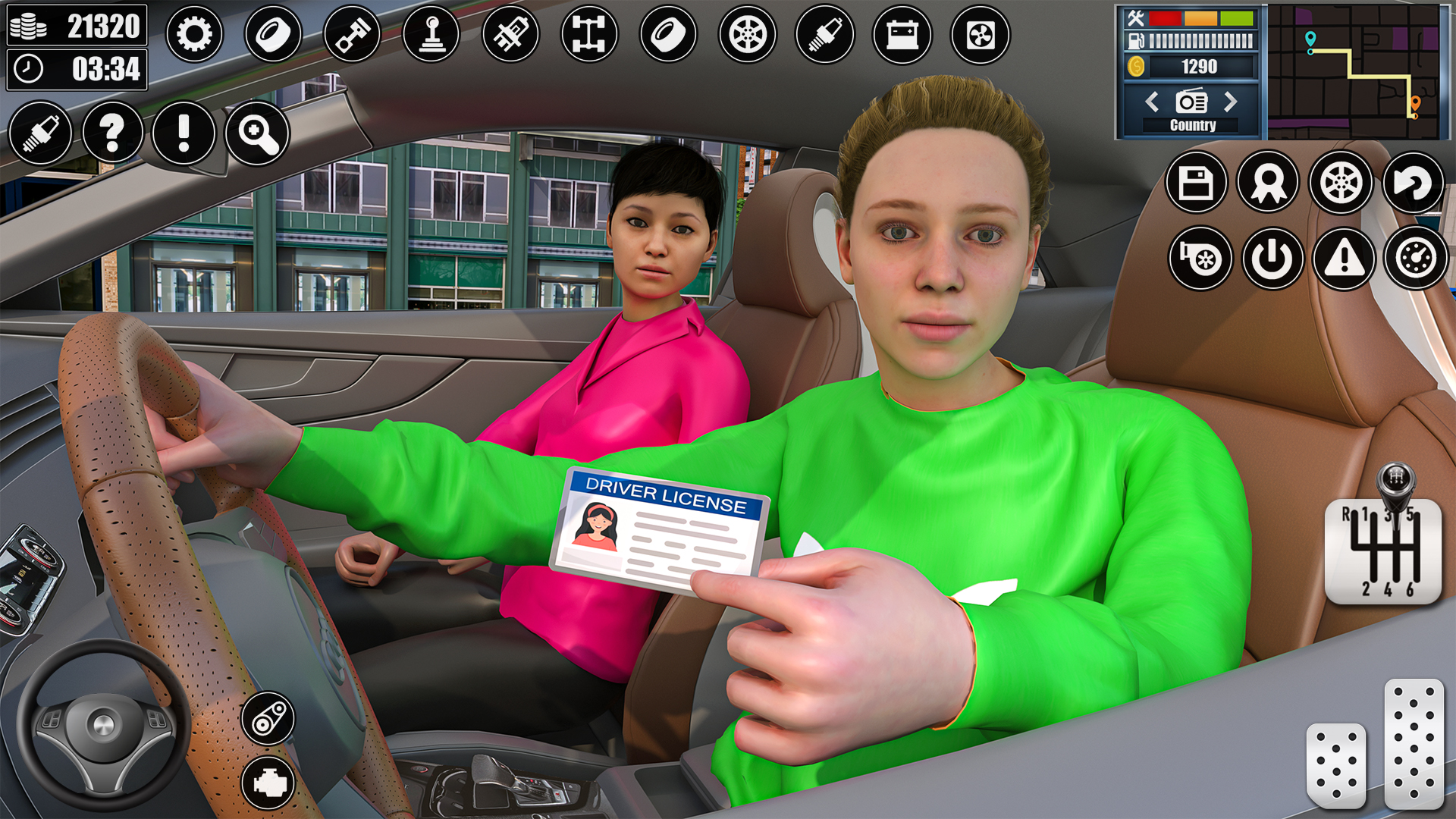 اسکرین شات 8 بازی Real Car Driving School Games
