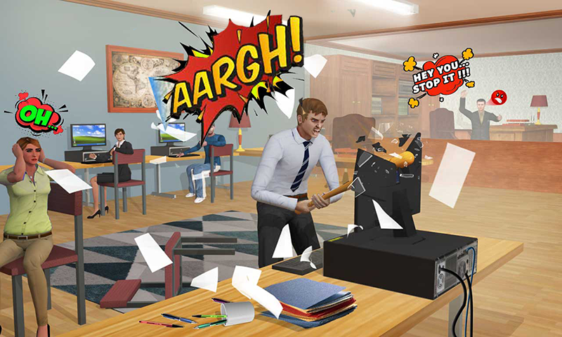 اسکرین شات 1 بازی Room Smash Hit: Stress Relief
