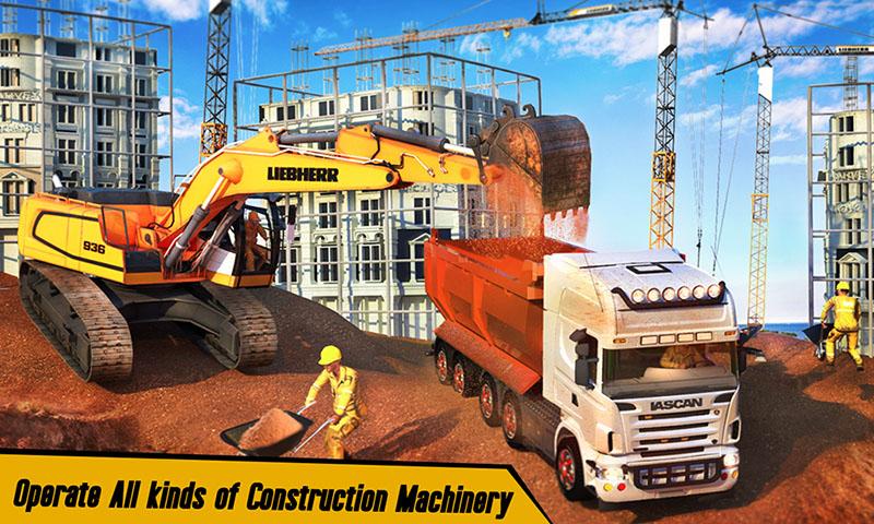 اسکرین شات 3 برنامه City Bridge Construction Game