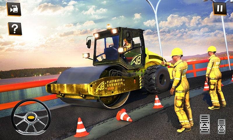 اسکرین شات 5 برنامه City Bridge Construction Game