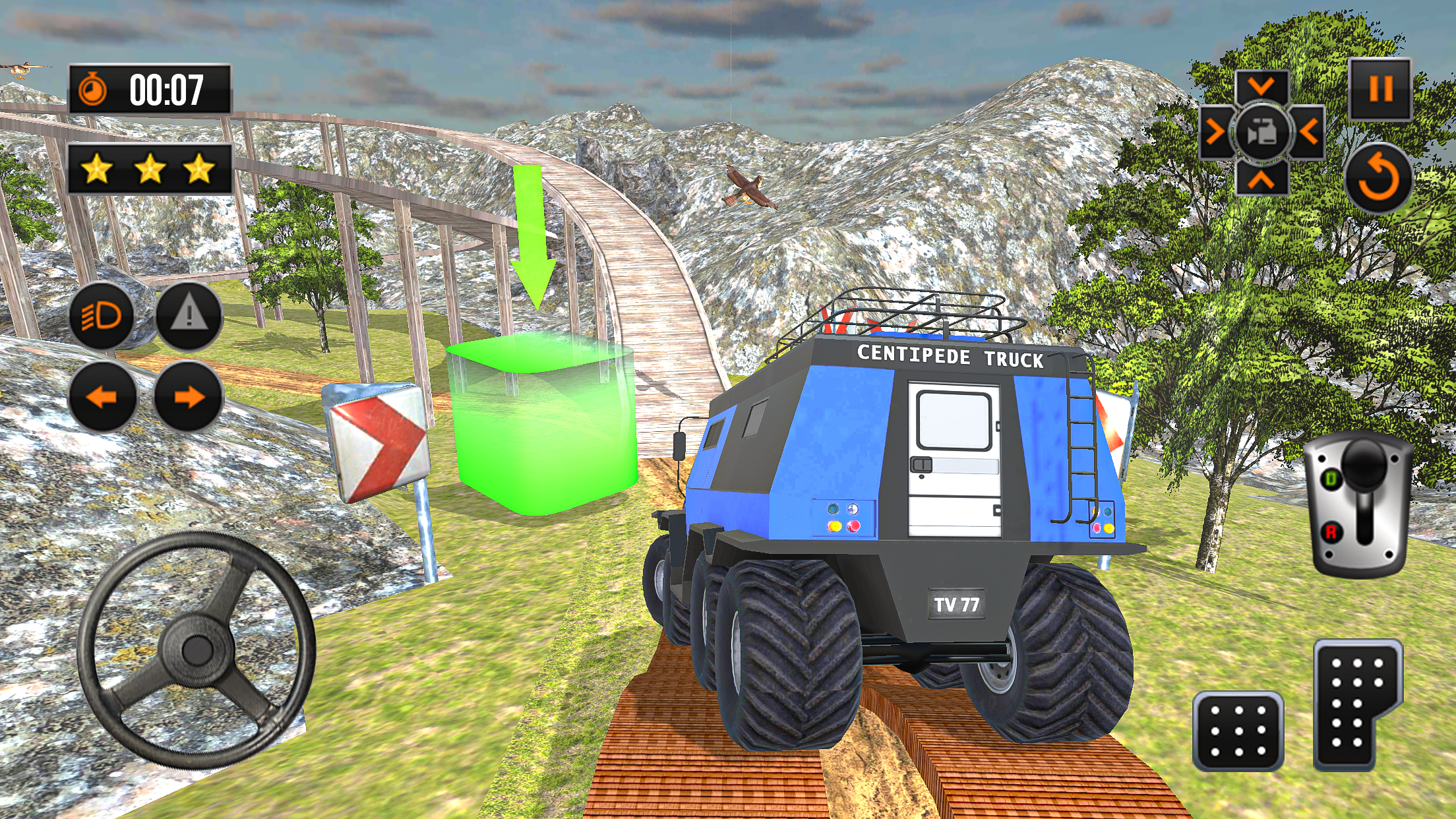 اسکرین شات 3 بازی Offroad Jeep Car Parking Games
