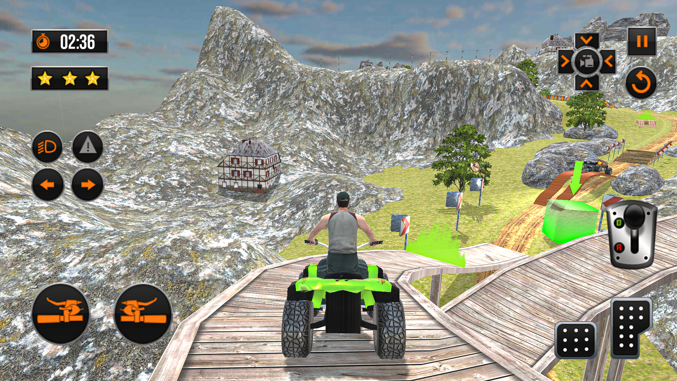 اسکرین شات 2 بازی Offroad Jeep Car Parking Games