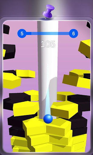 اسکرین شات 1 بازی Happy Stack Ball-crush helix super jump