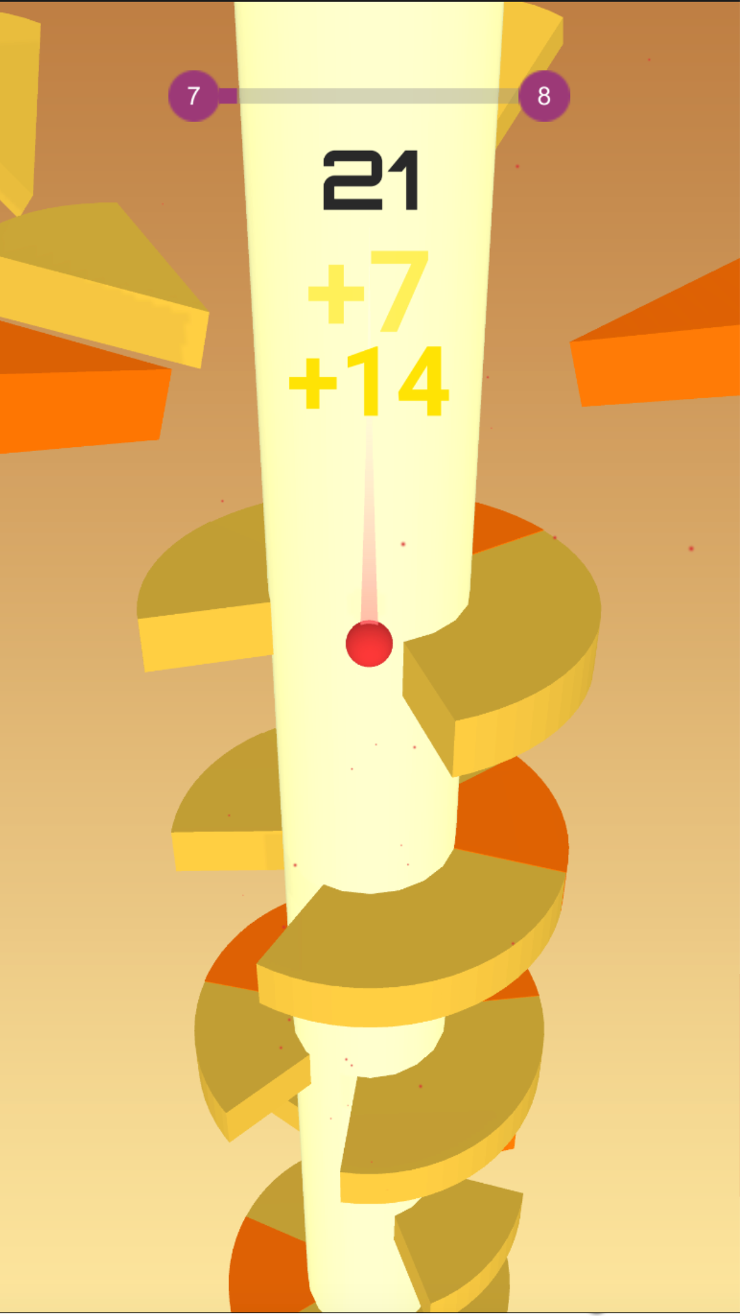 اسکرین شات بازی Jump Ball: Fun Bounce Game 1