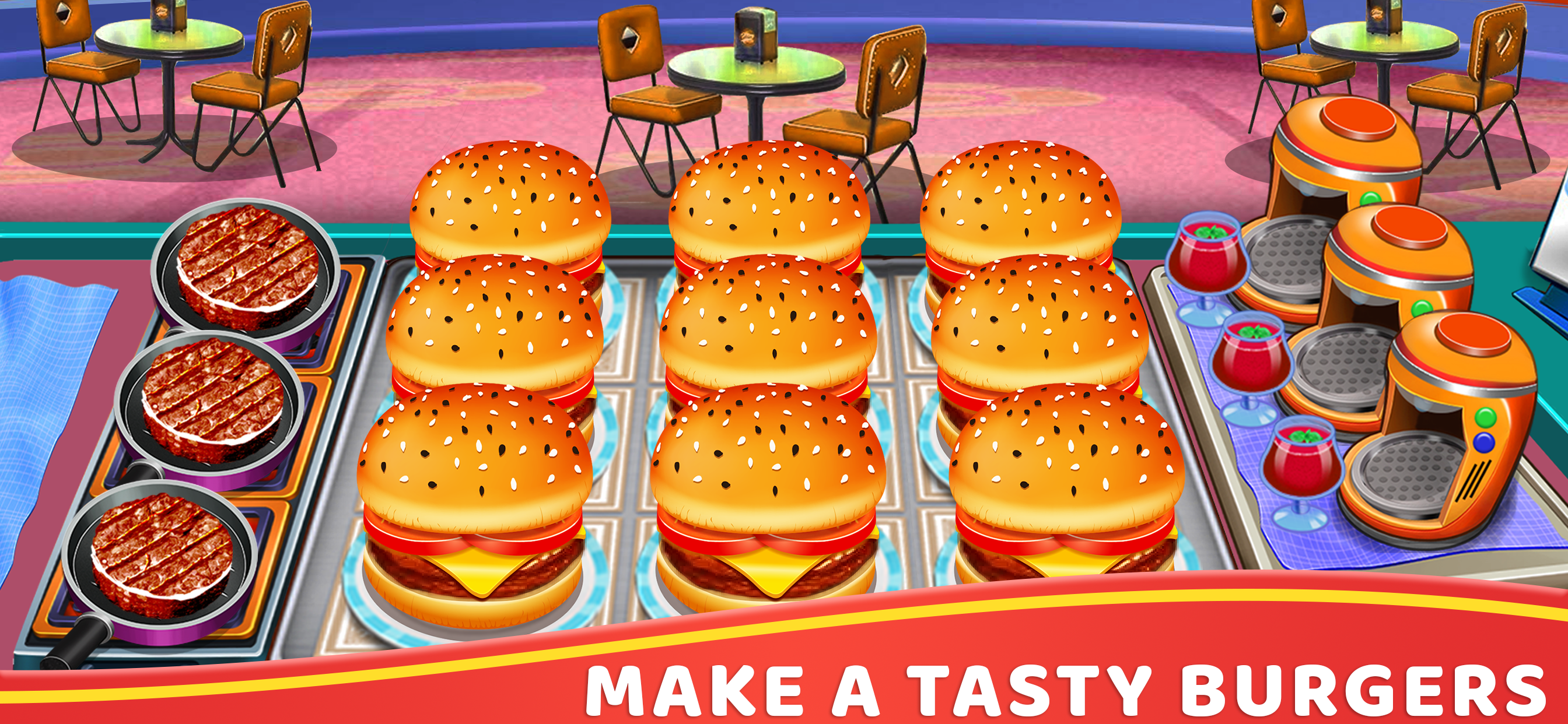 اسکرین شات 2 بازی Burger Shop: Hamburger Cooking