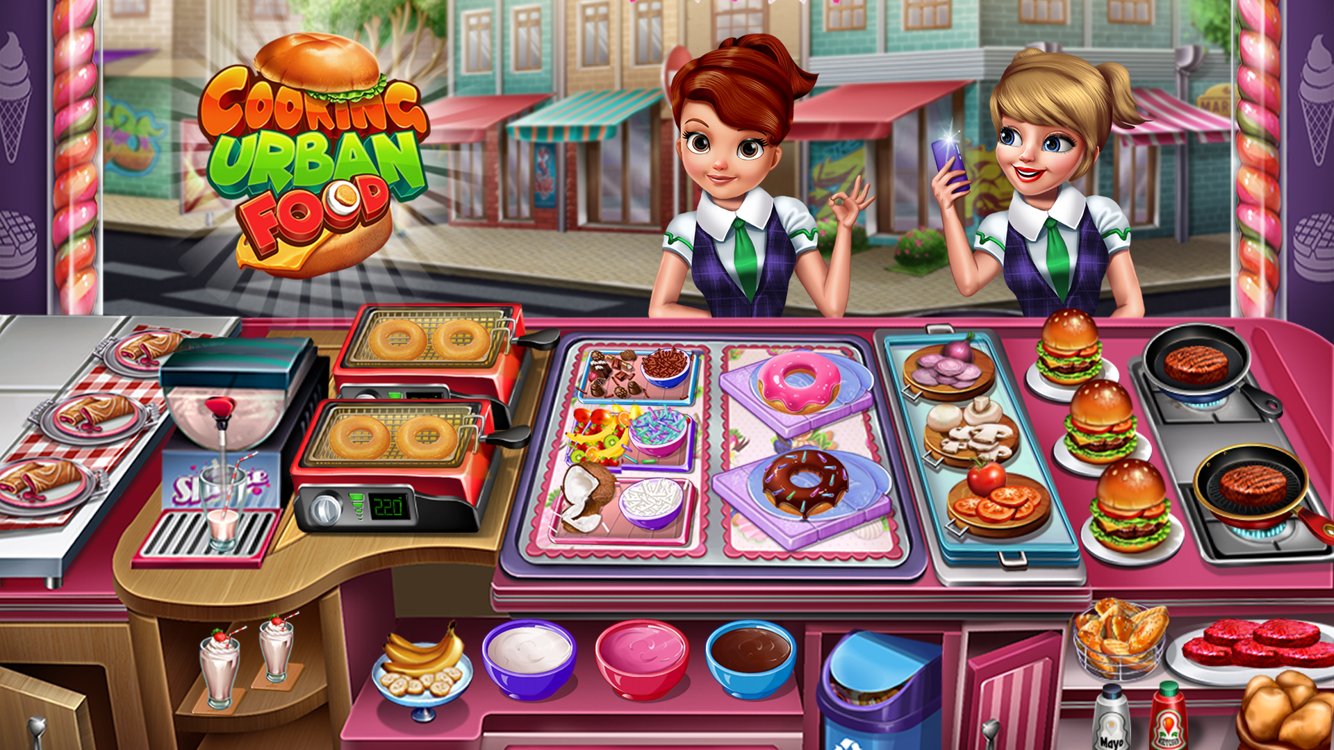 اسکرین شات 8 بازی Cooking Urban Food Restaurant