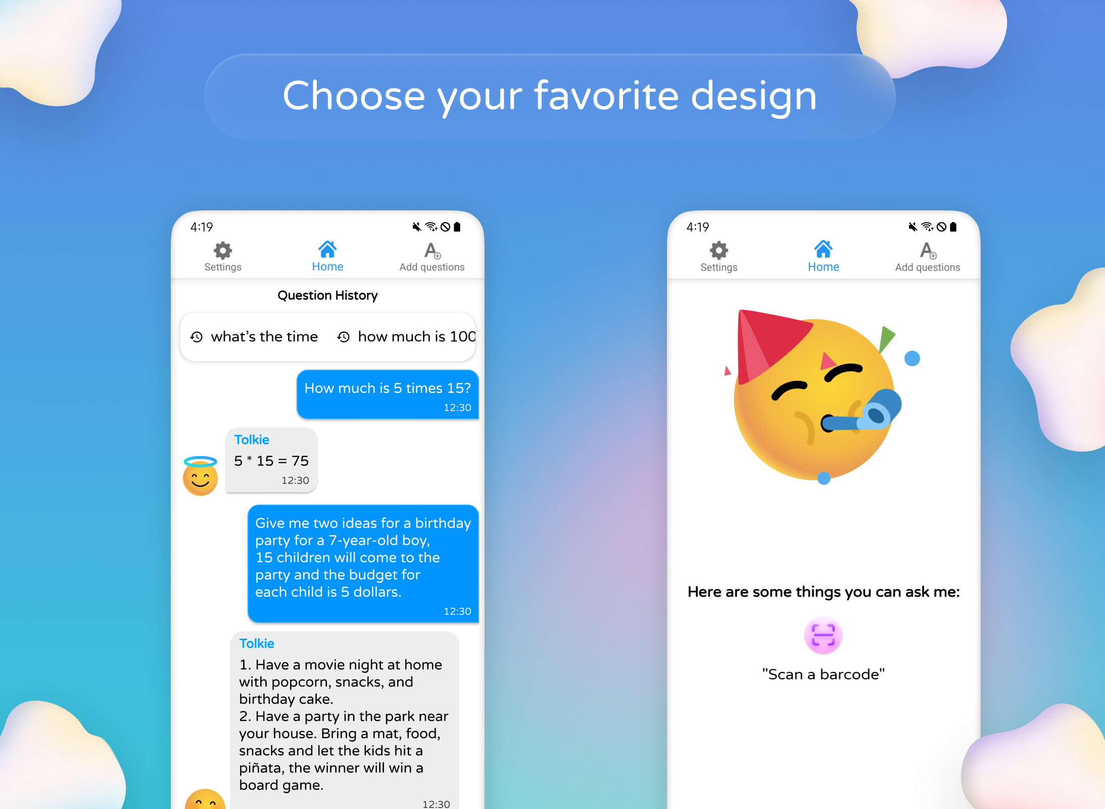 اسکرین شات 4 برنامه Tolkie - AI Virtual Assistant