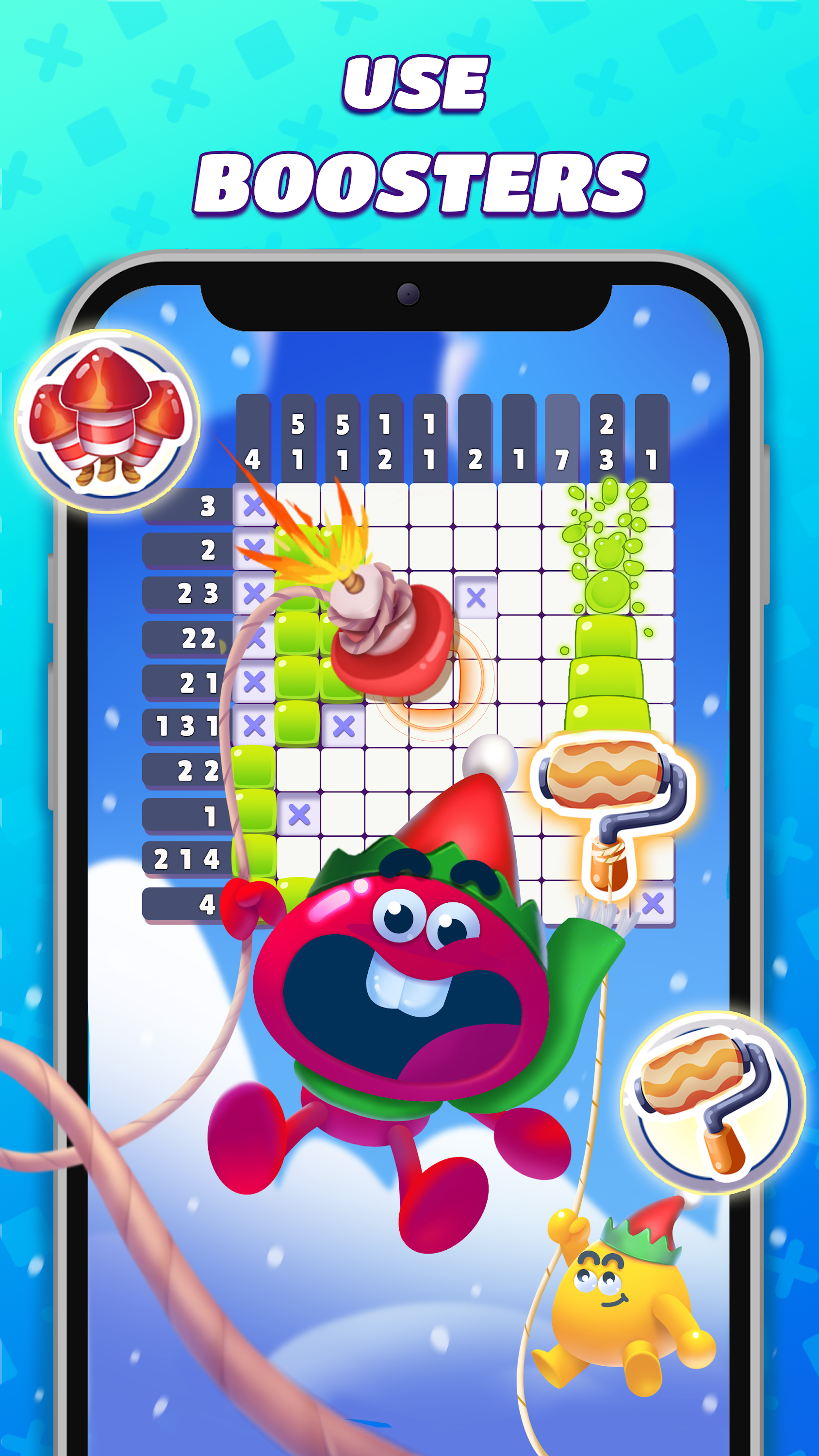 اسکرین شات 3 بازی Nonogram Crossing Logic Puzzle