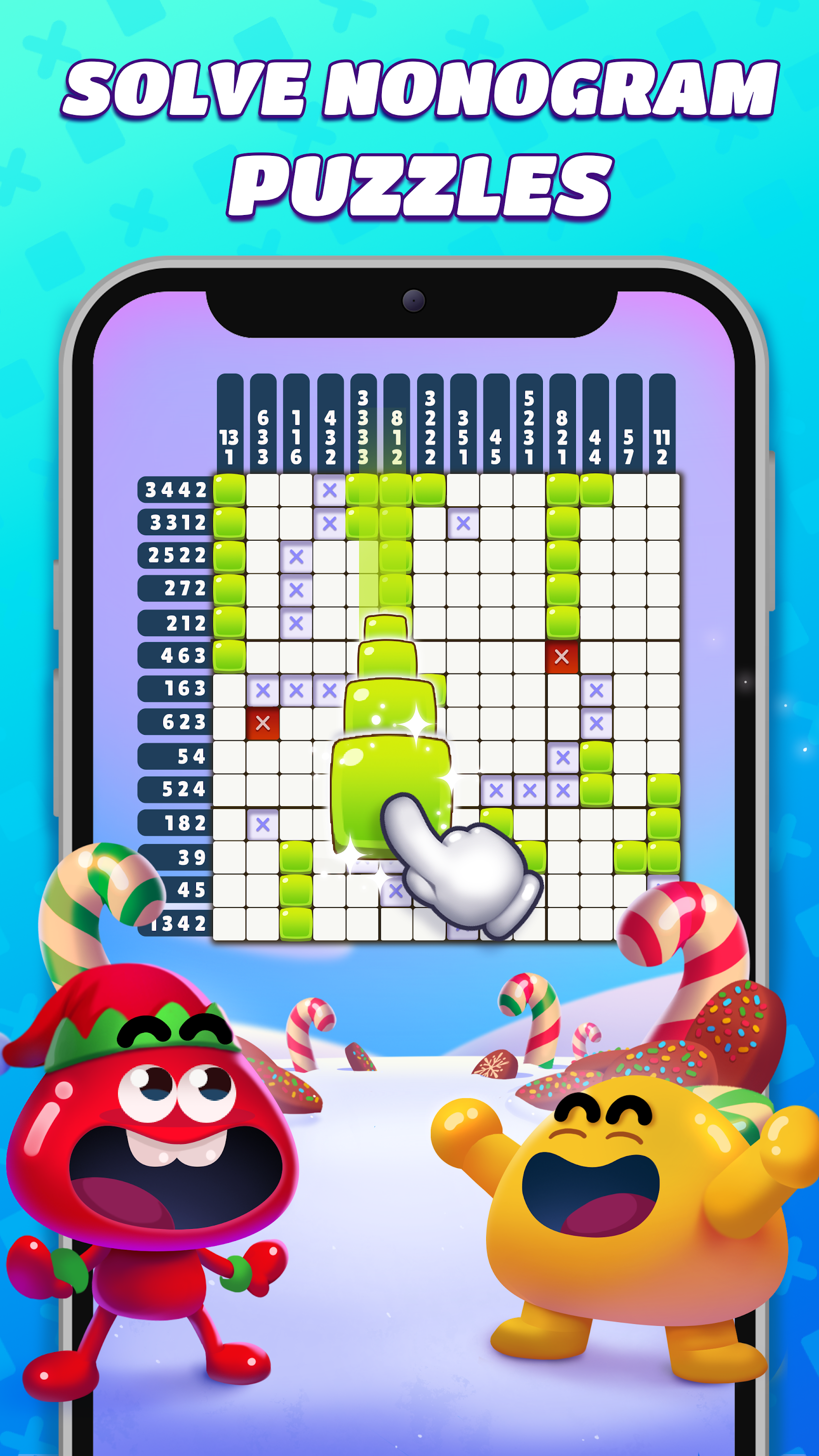 اسکرین شات 1 بازی Nonogram Crossing Logic Puzzle