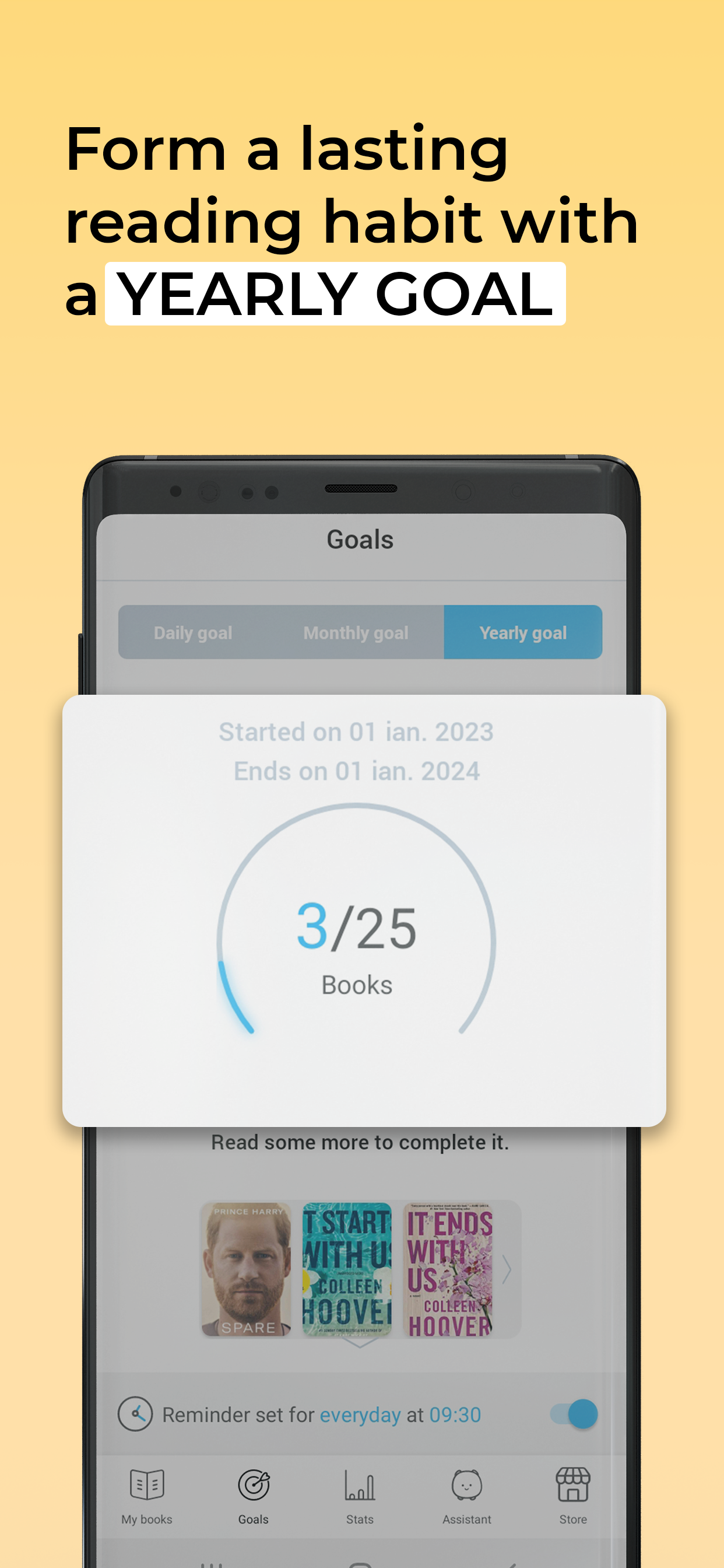 اسکرین شات 4 برنامه Bookly - Book Tracker Library
