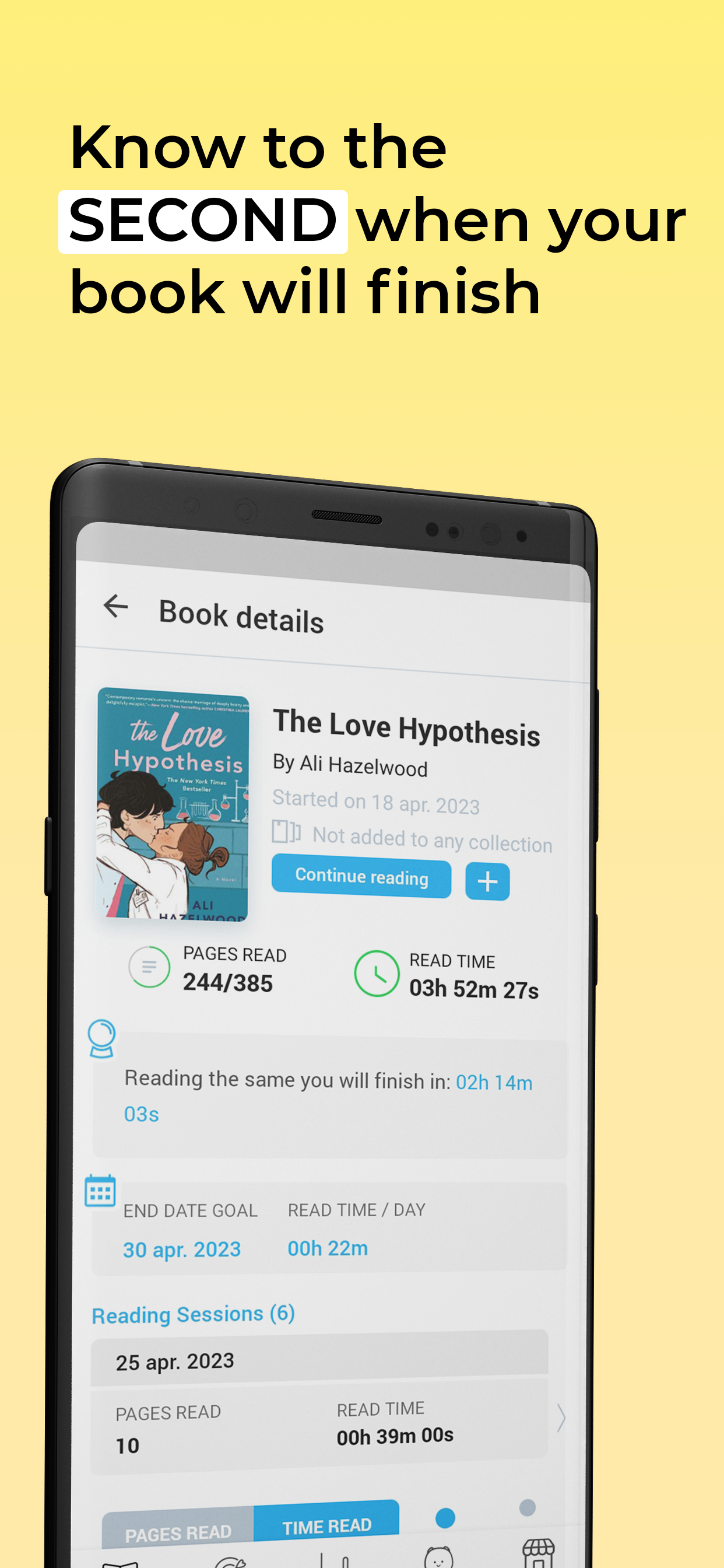 اسکرین شات 5 برنامه Bookly - Book Tracker Library