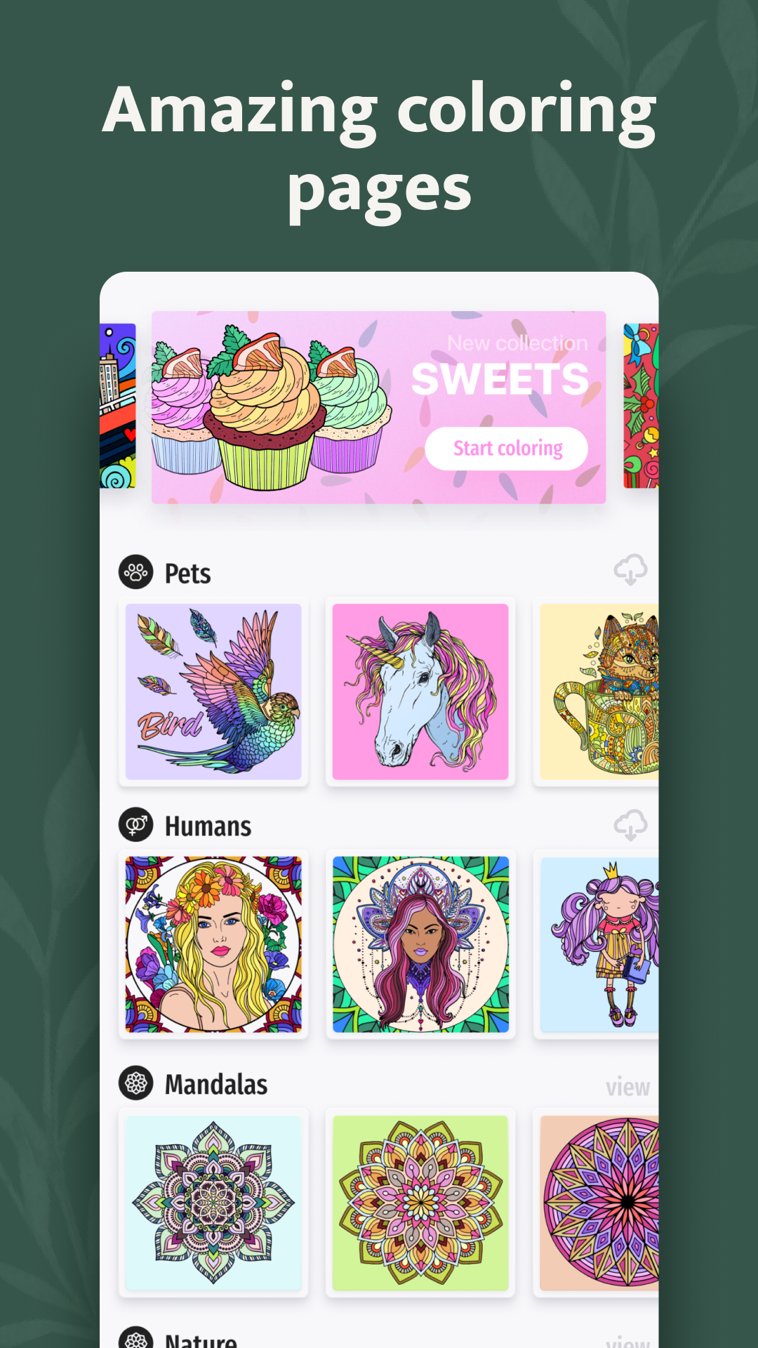 اسکرین شات 3 بازی Coloring pages: Mandala for me