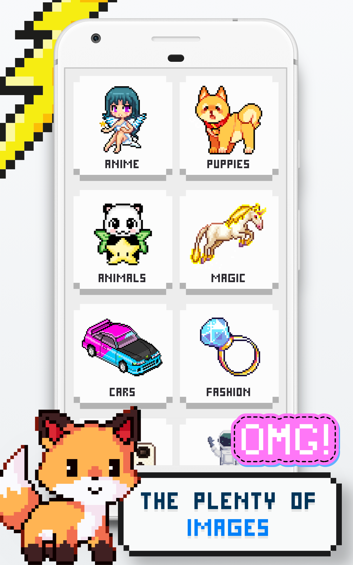اسکرین شات 3 بازی Pixel Art Coloring By Numbers