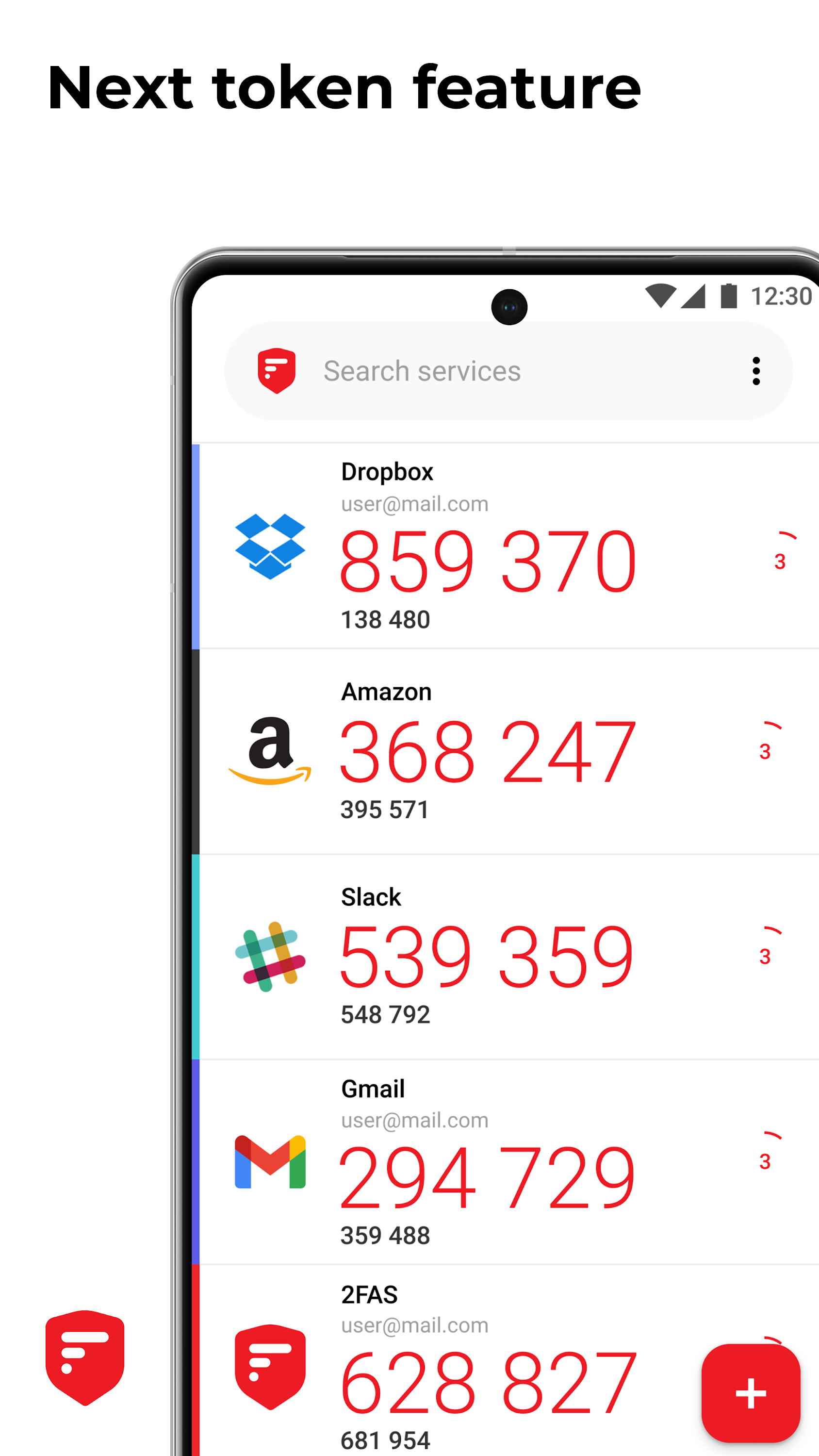 اسکرین شات 6 برنامه 2FA Authenticator (2FAS)
