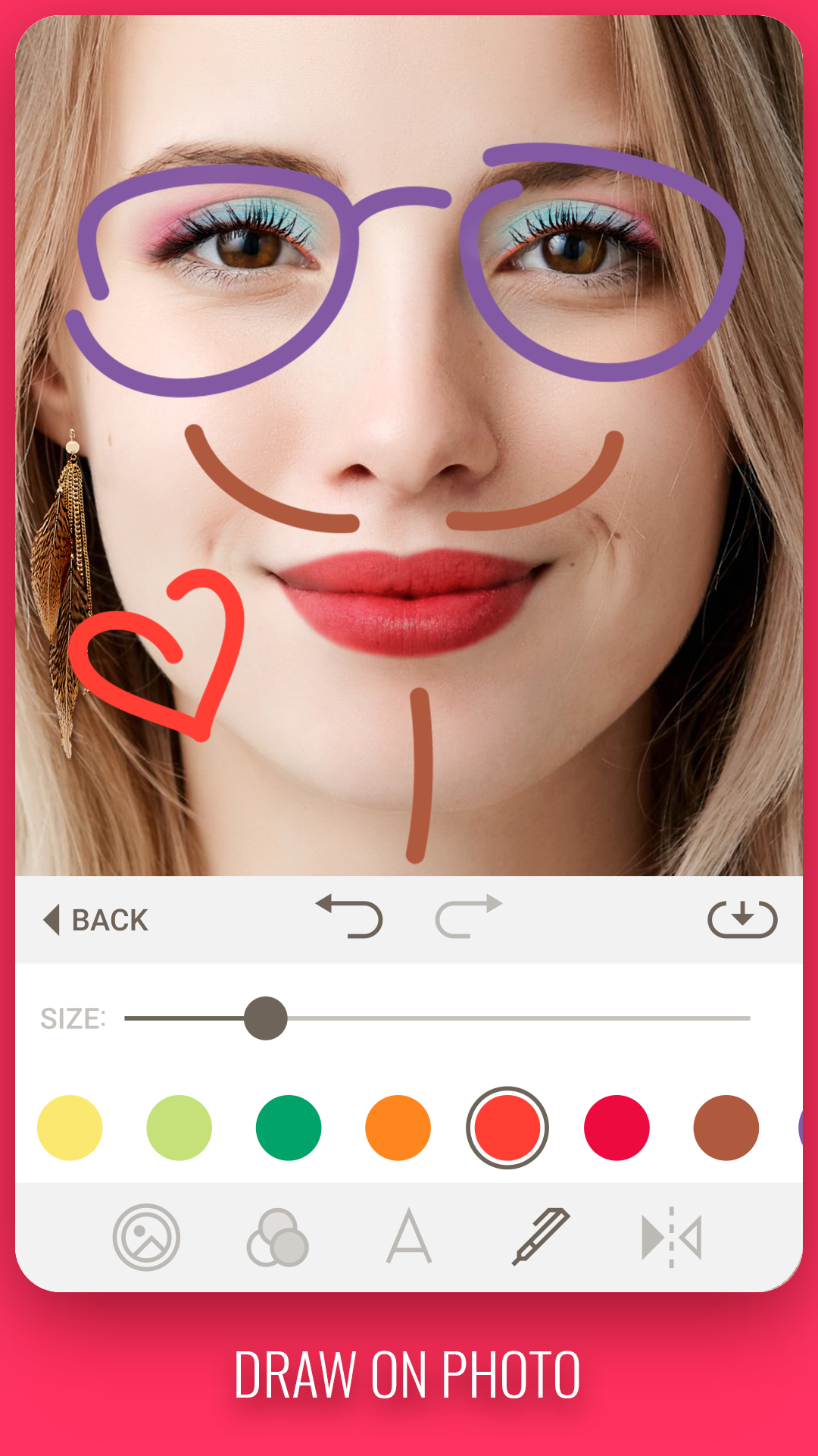 اسکرین شات 4 برنامه Makeup camera