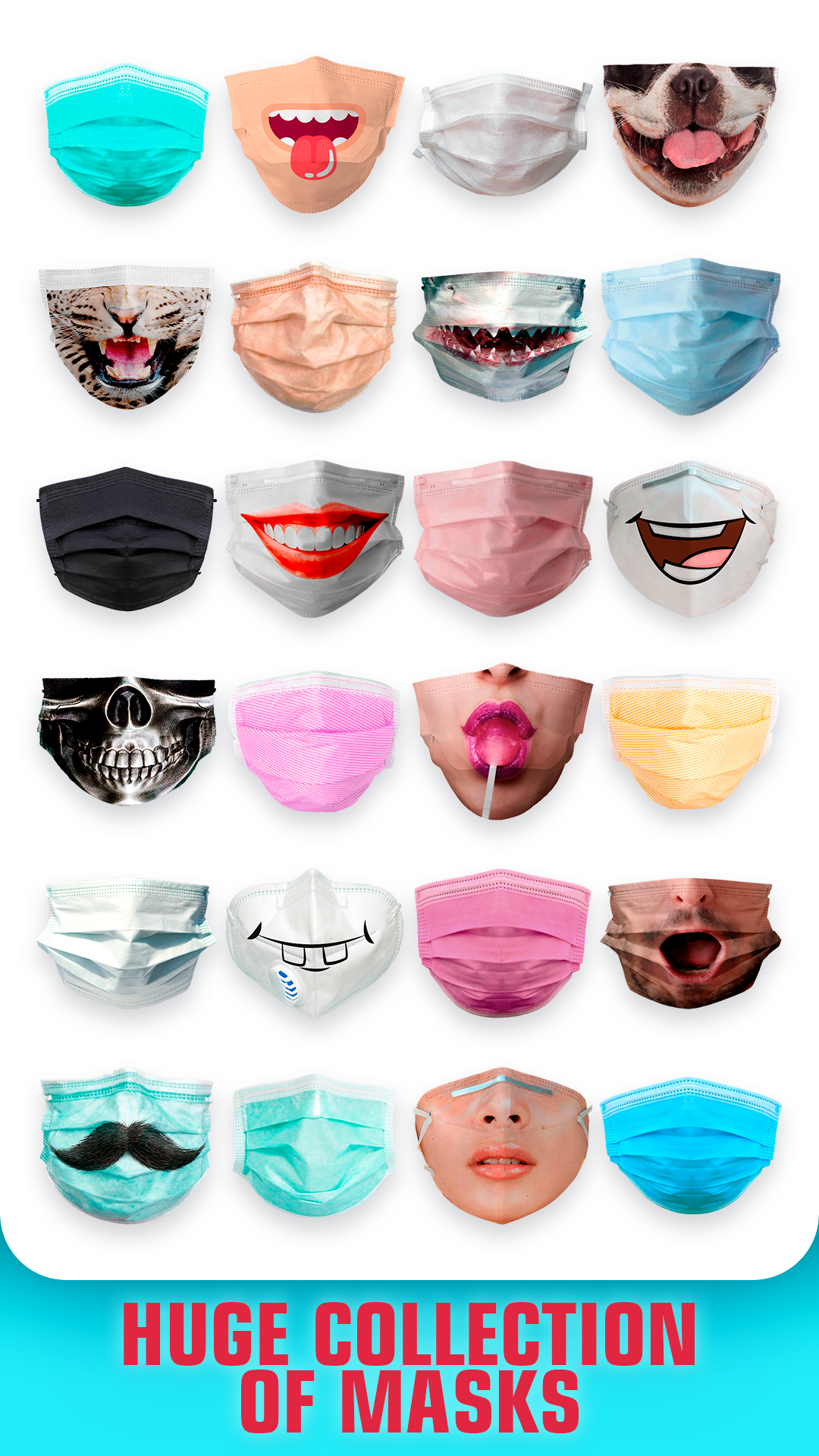 اسکرین شات 5 برنامه Face mask - photo editor