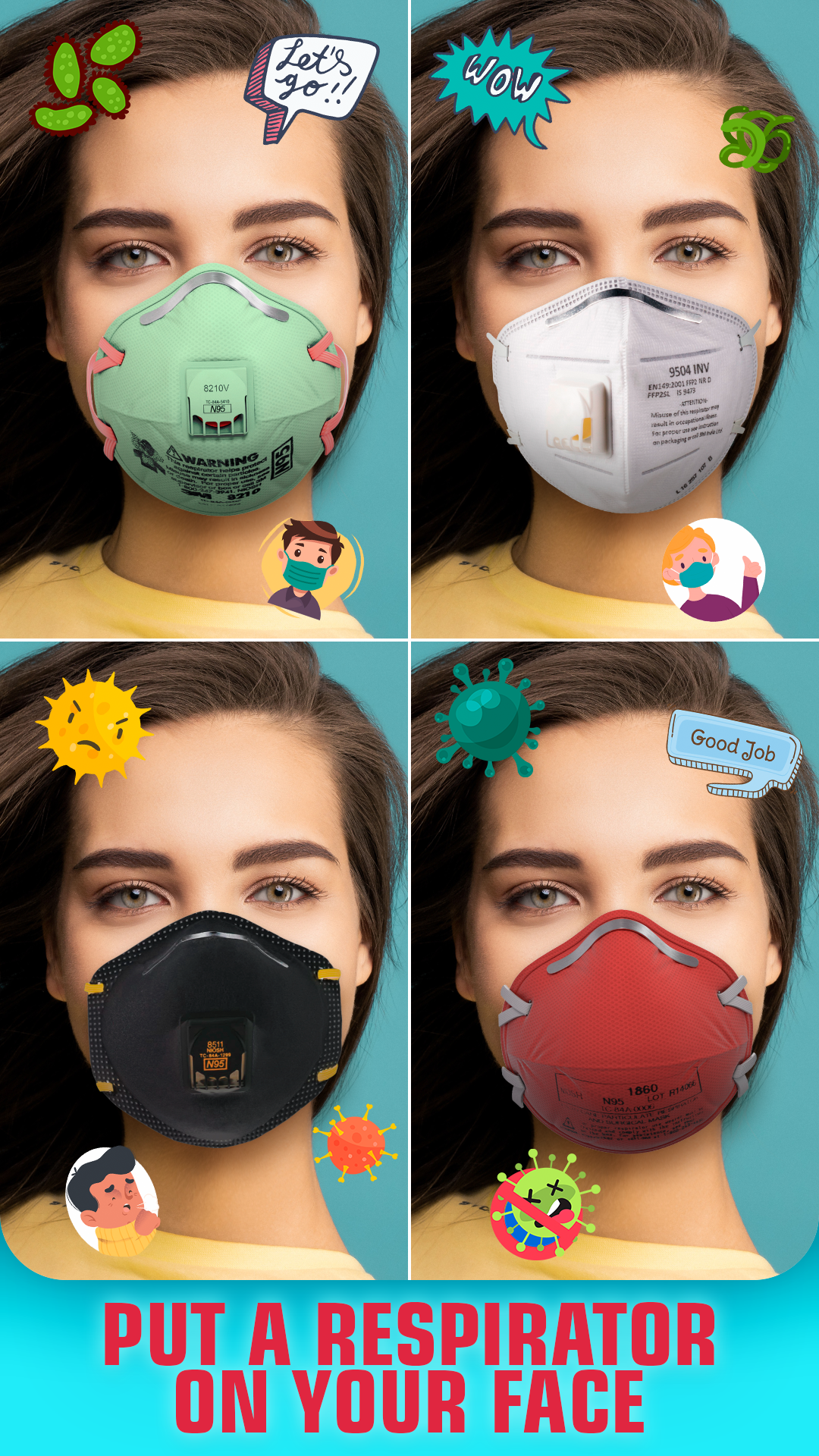 اسکرین شات 3 برنامه Face mask - photo editor