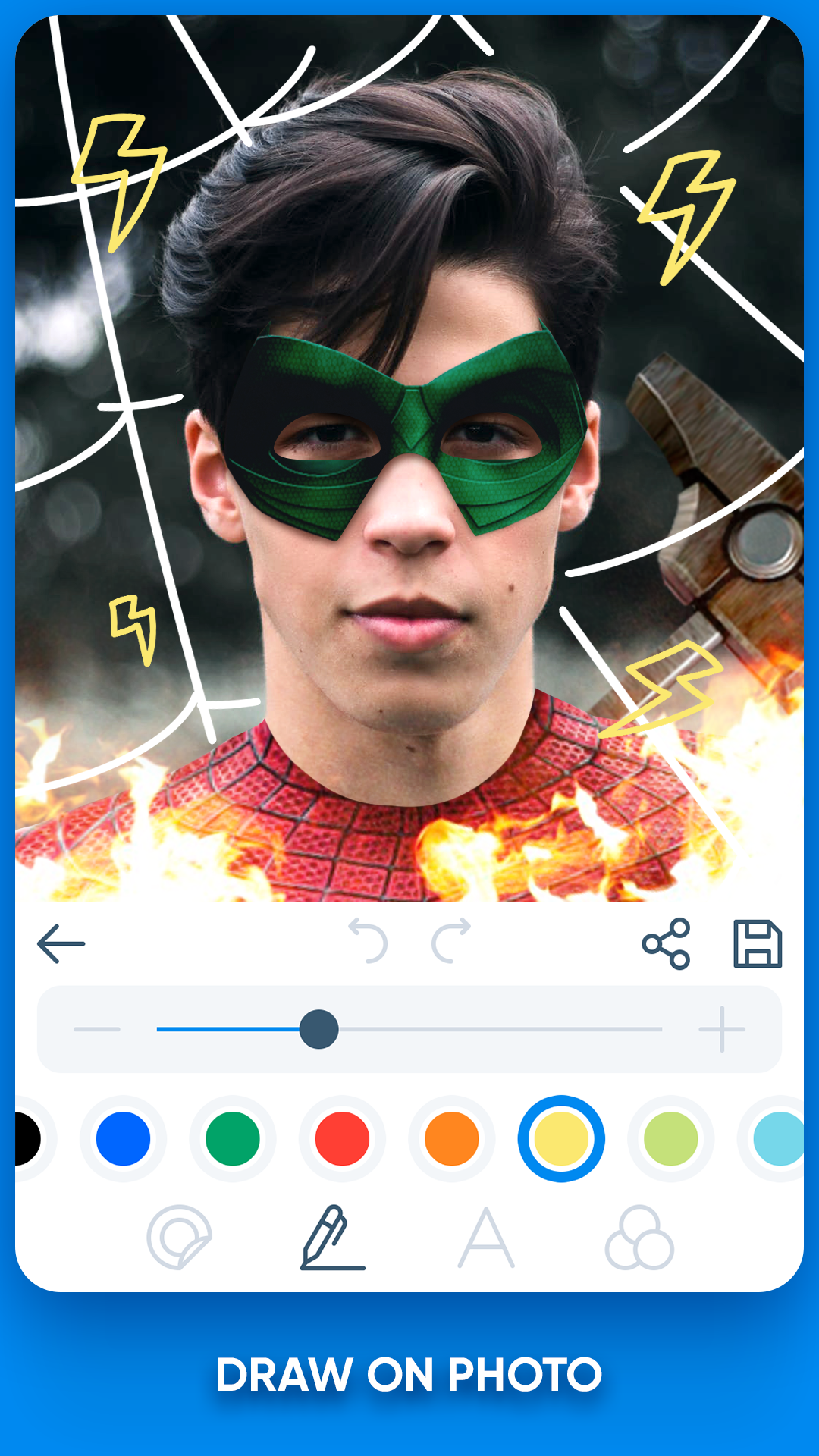 اسکرین شات 5 برنامه Superhero costume creator