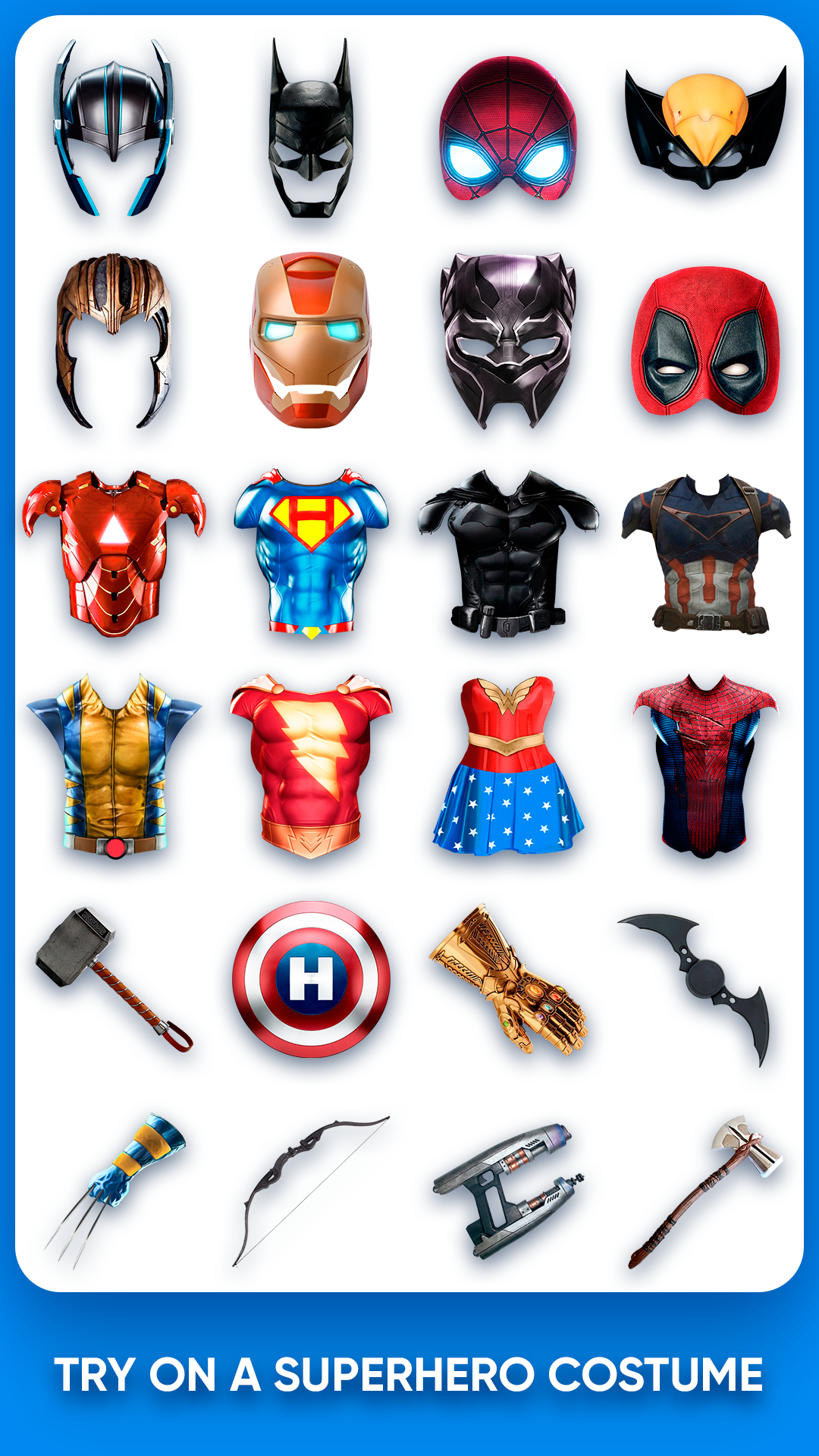 اسکرین شات 3 برنامه Superhero costume creator