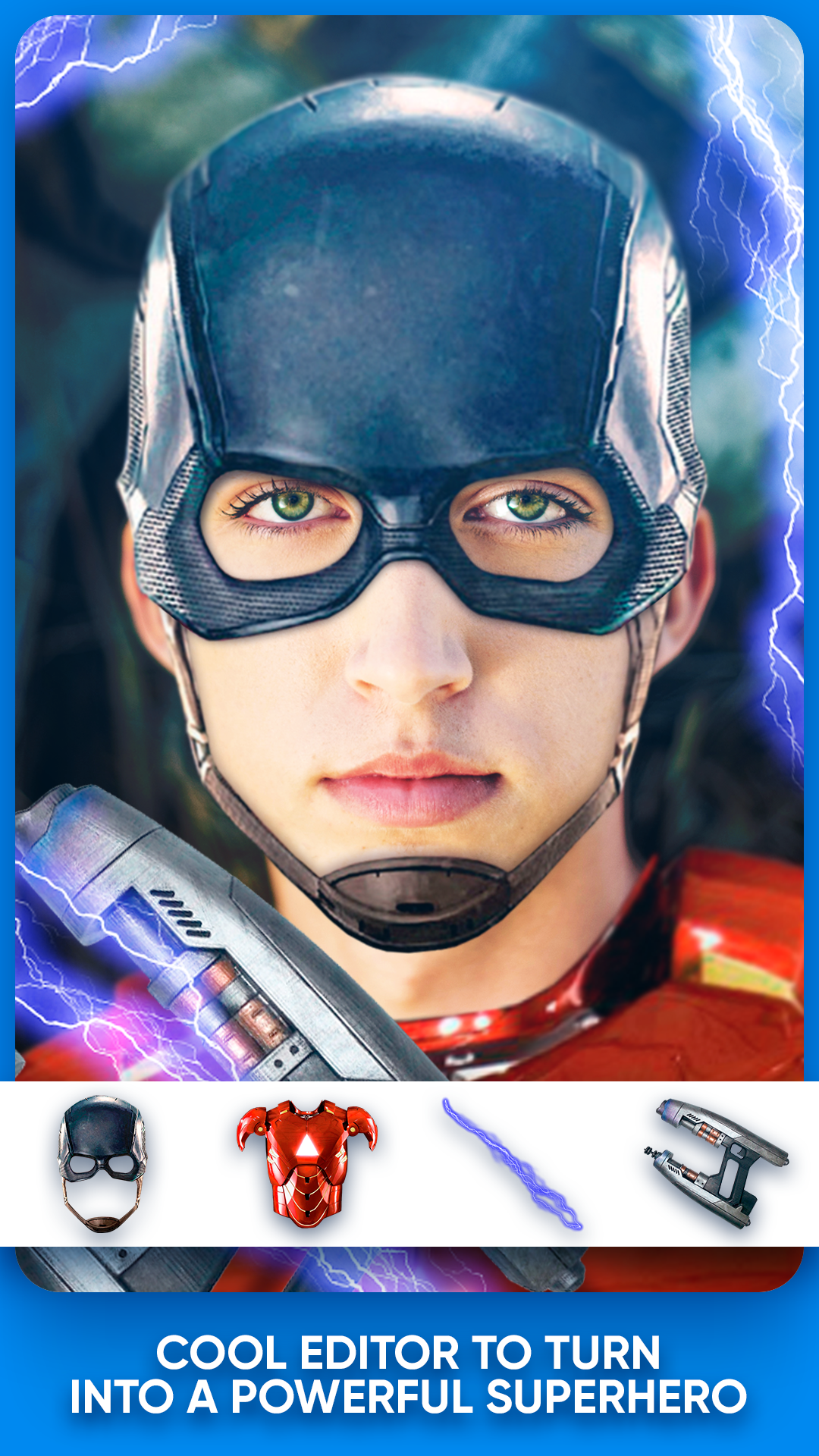 اسکرین شات 1 برنامه Superhero costume creator