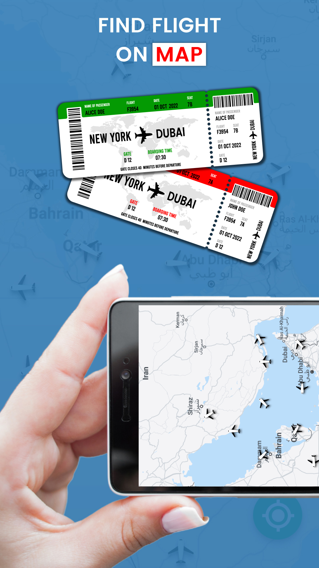 اسکرین شات 3 برنامه Flight Tracker - Flight Radar