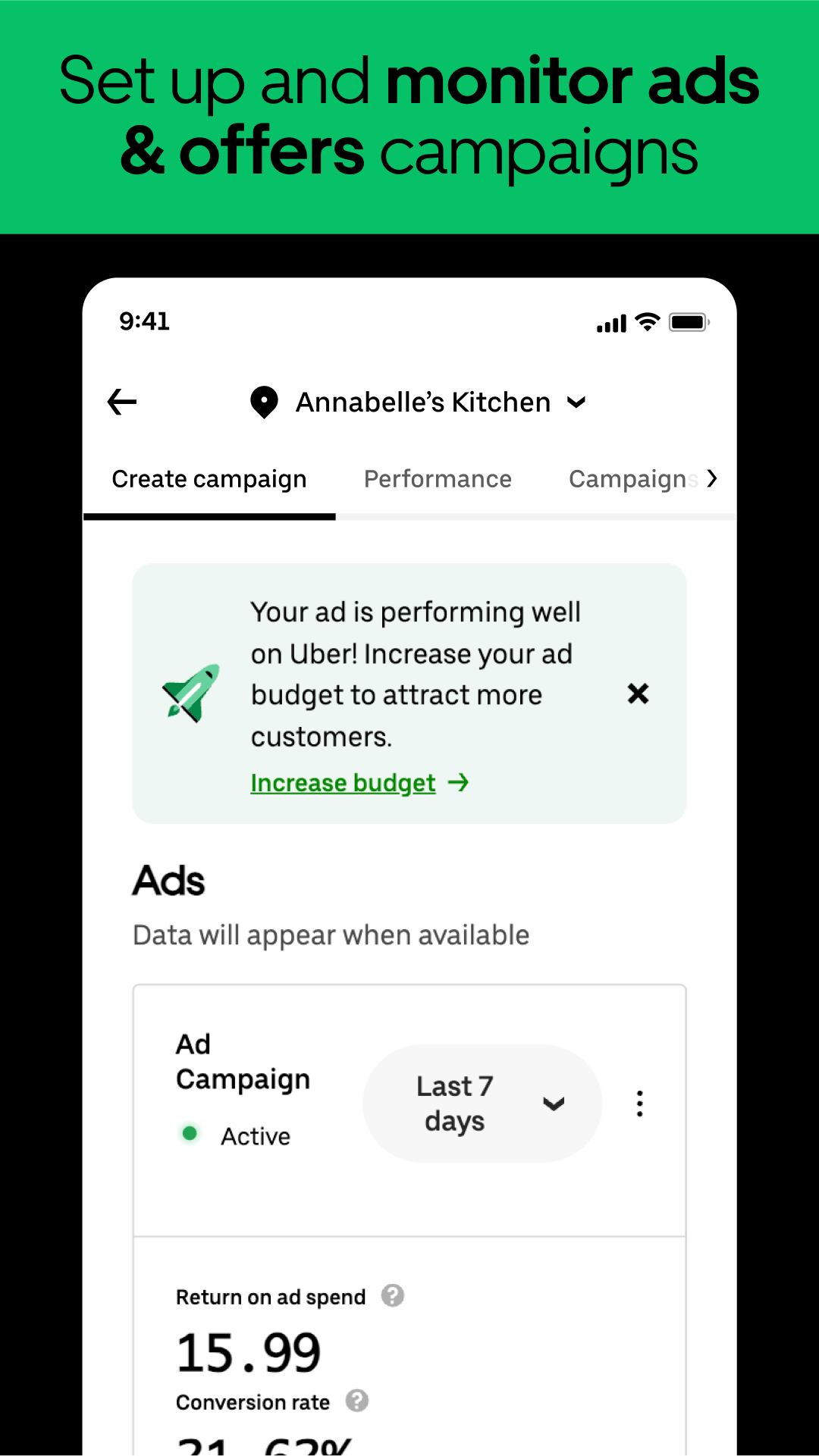 اسکرین شات 3 برنامه Uber Eats Manager