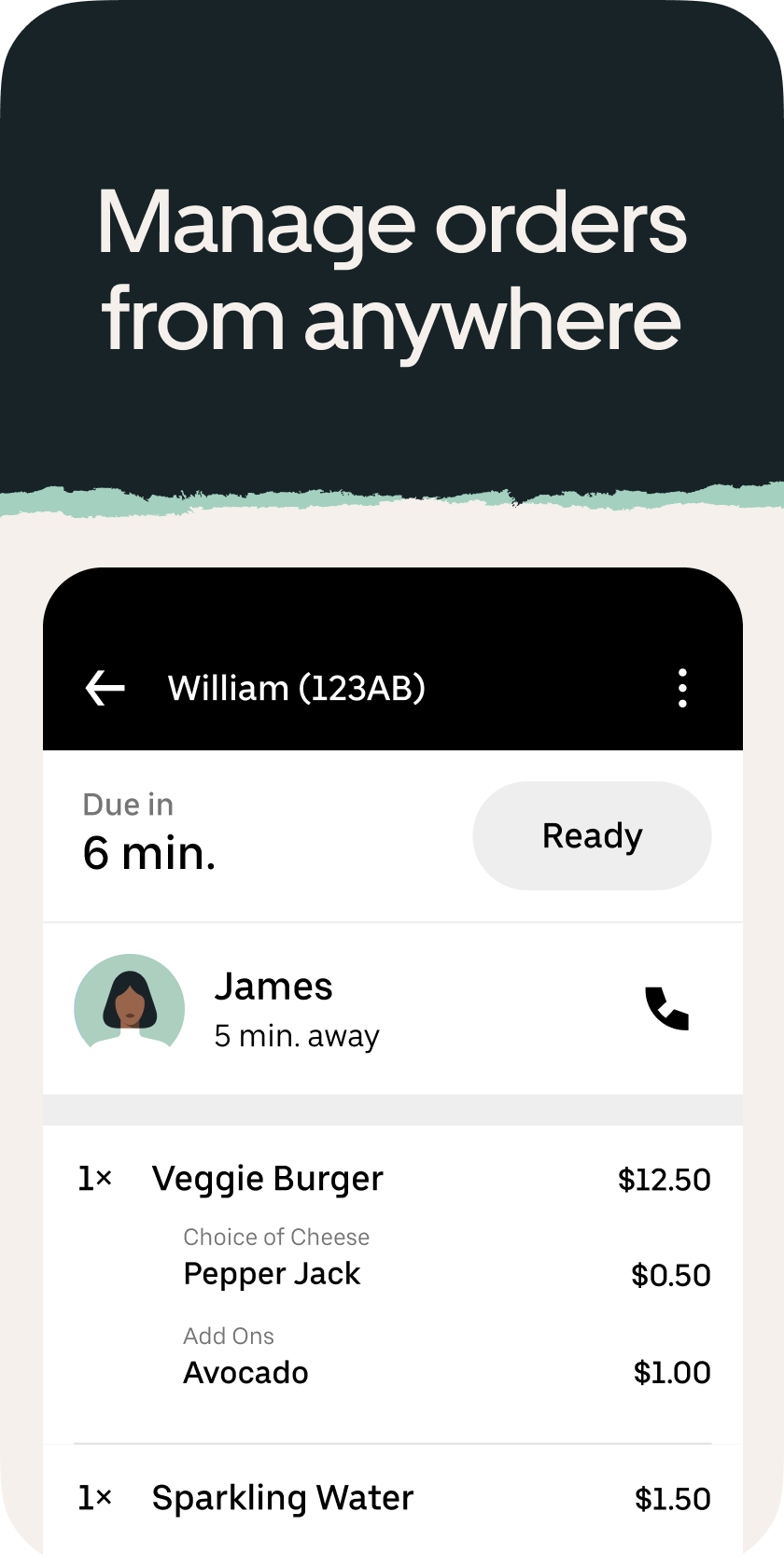 اسکرین شات 3 برنامه Uber Eats Orders