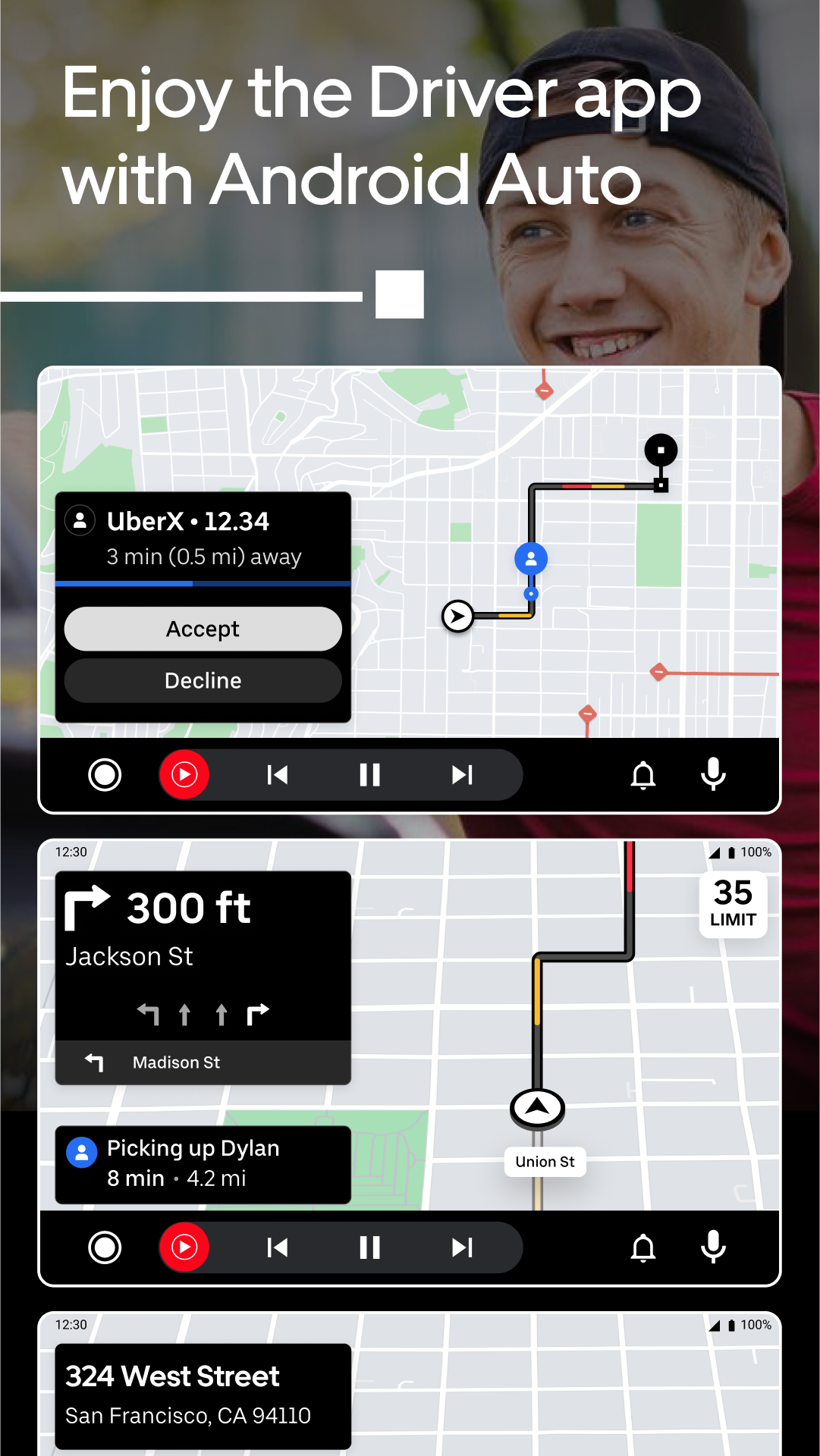 اسکرین شات 8 برنامه Uber - Driver: Drive & Deliver