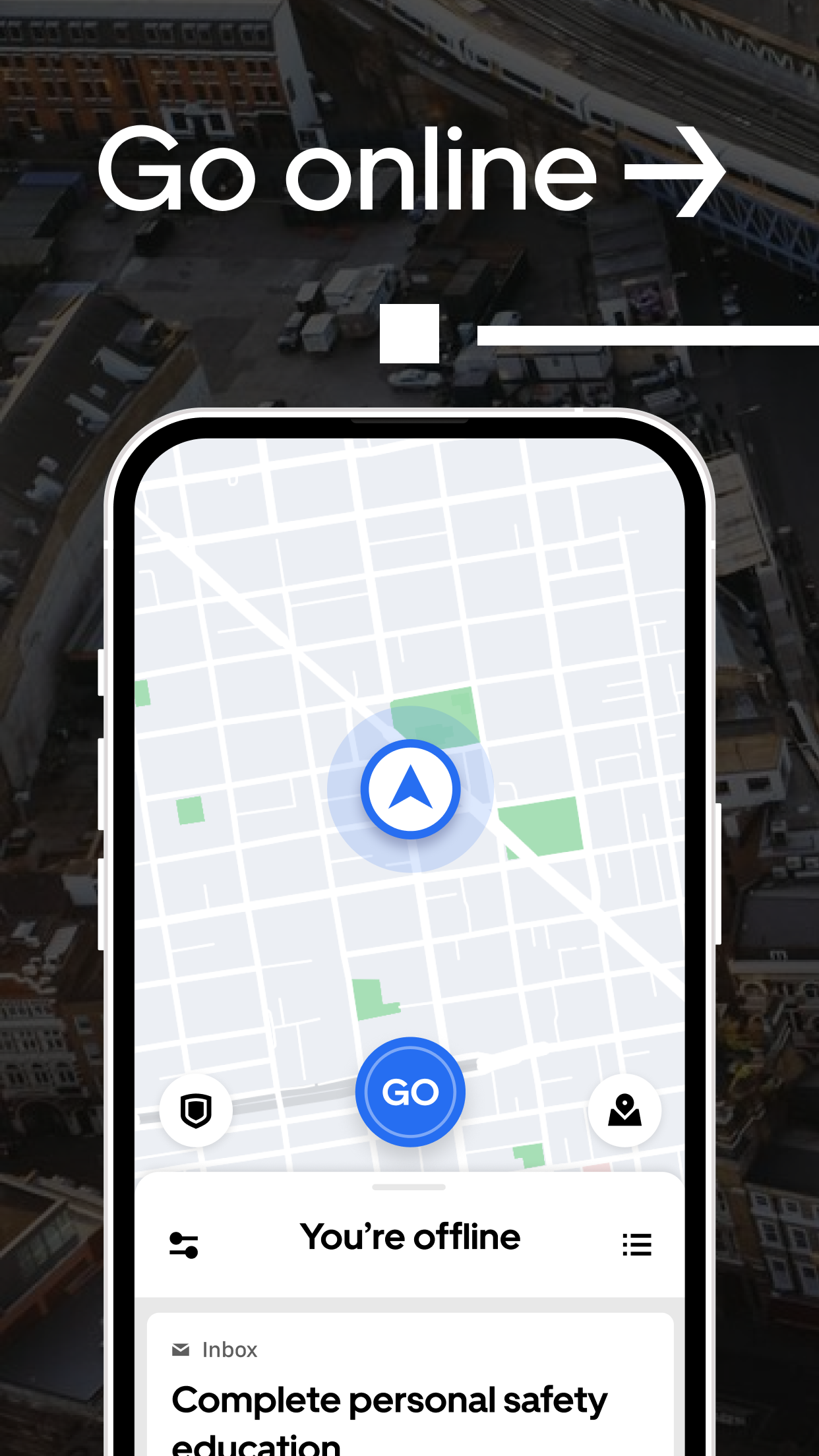 اسکرین شات 2 برنامه Uber Driver: Drive & Deliver