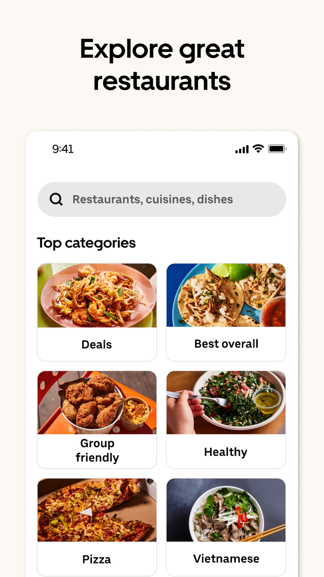 اسکرین شات 5 برنامه Uber Eats: Food Delivery