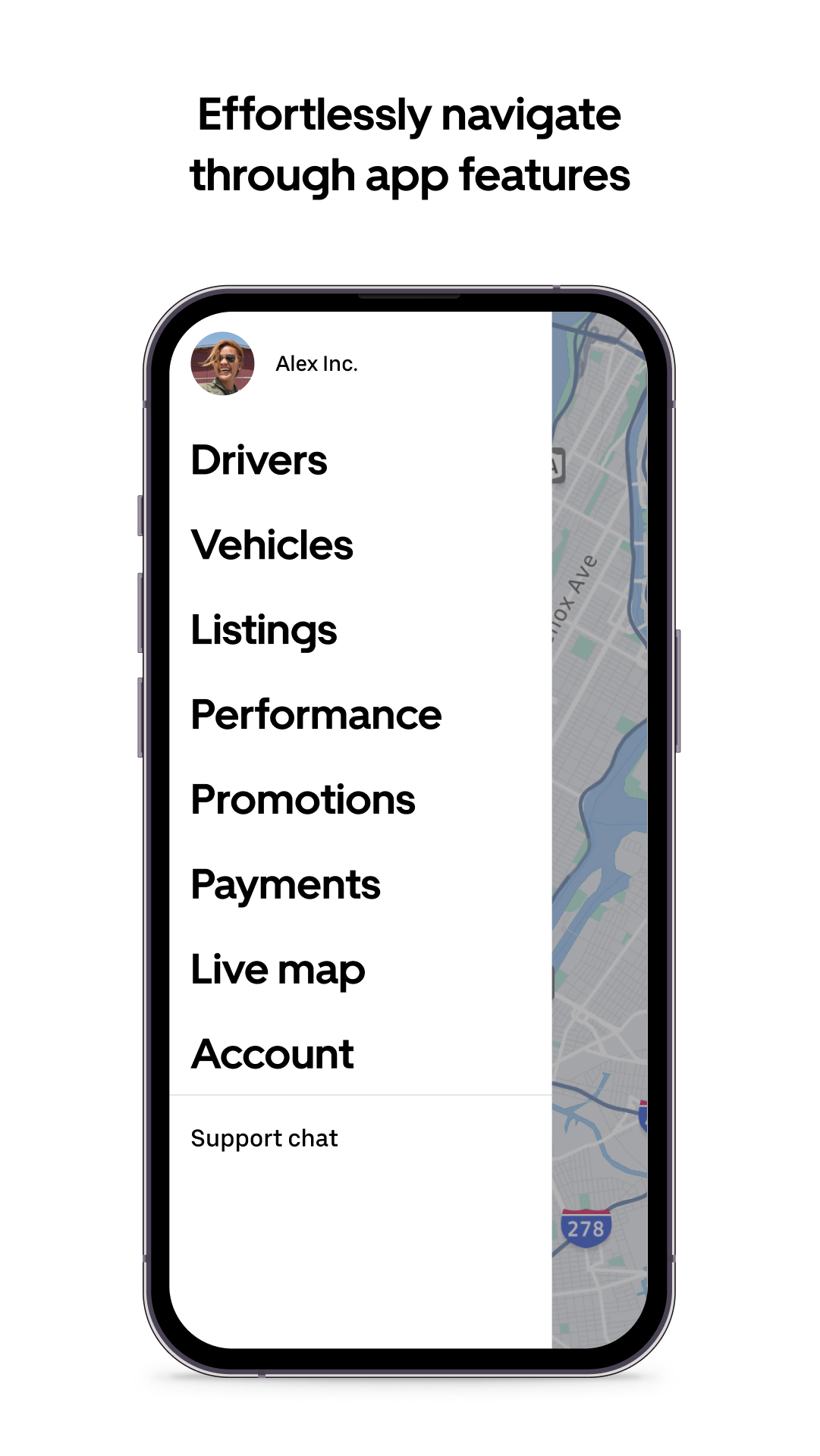 اسکرین شات 2 برنامه Uber Fleet
