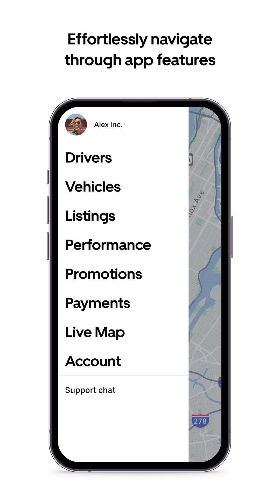 اسکرین شات 2 برنامه Uber Fleet
