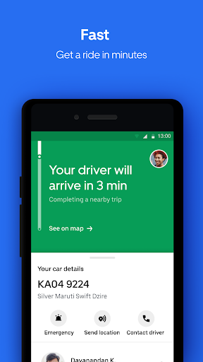اسکرین شات 2 برنامه Uber Lite
