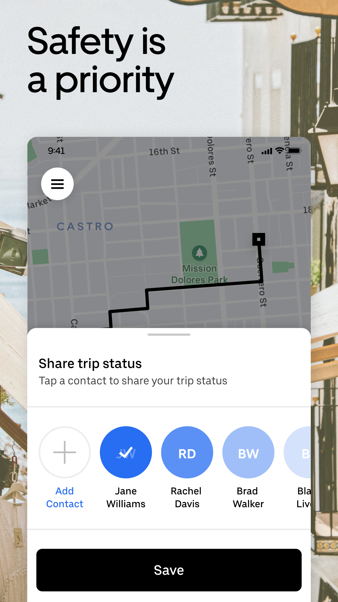 اسکرین شات 7 برنامه Uber - Request a ride