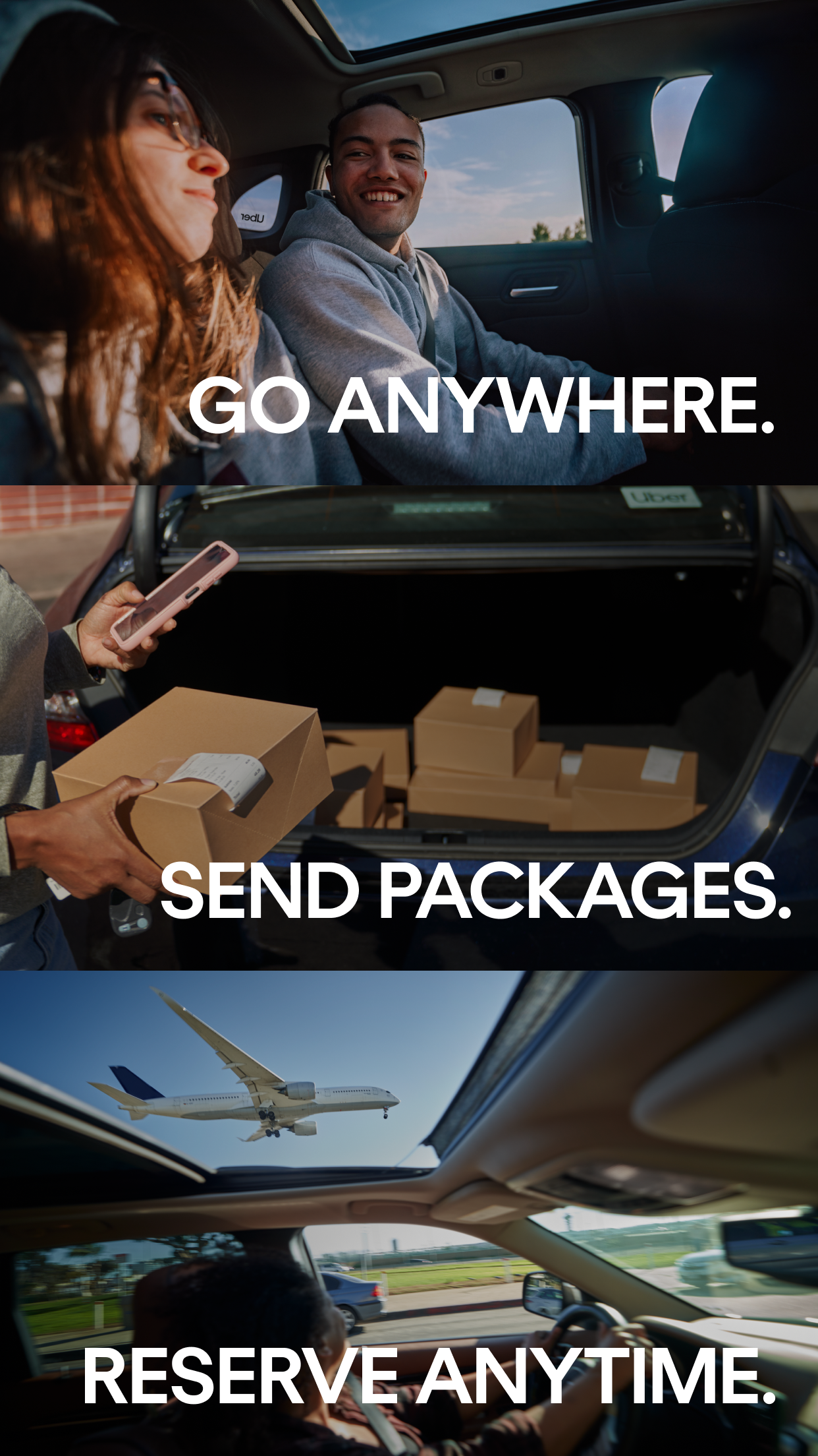 اسکرین شات 1 برنامه Uber - Request a ride