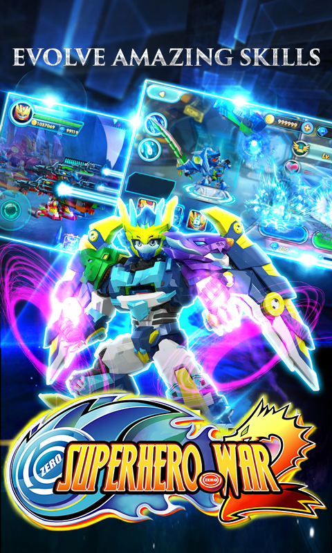 اسکرین شات 3 بازی Robot War: Superhero Fight