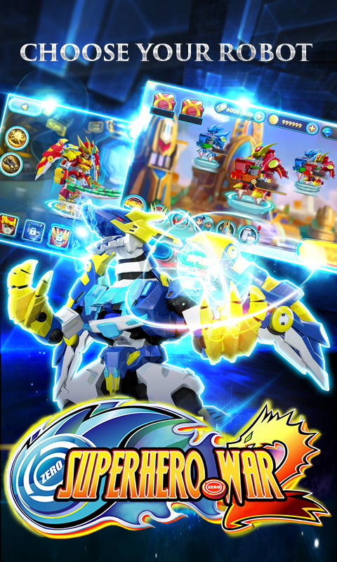اسکرین شات 5 بازی Robot War: Superhero Fight