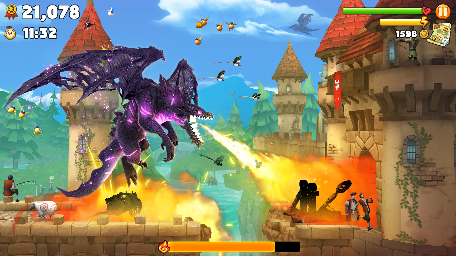 اسکرین شات 1 بازی Hungry Dragon: by Hungry Shark