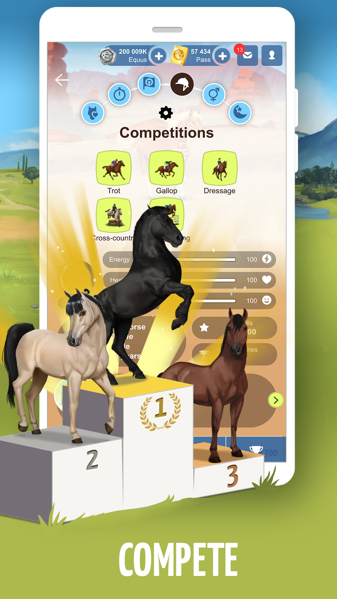 اسکرین شات 6 بازی Howrse - Horse Breeding Game