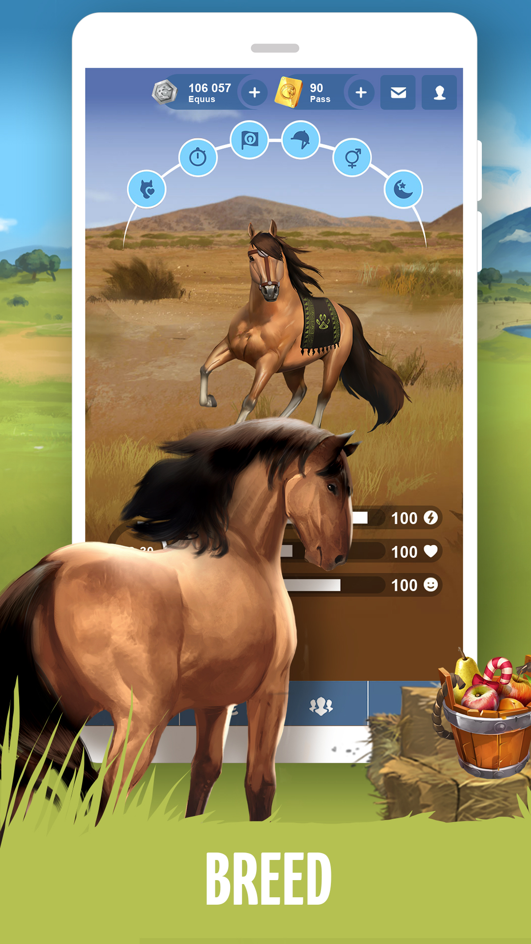 اسکرین شات 2 بازی Howrse - Horse Breeding Game