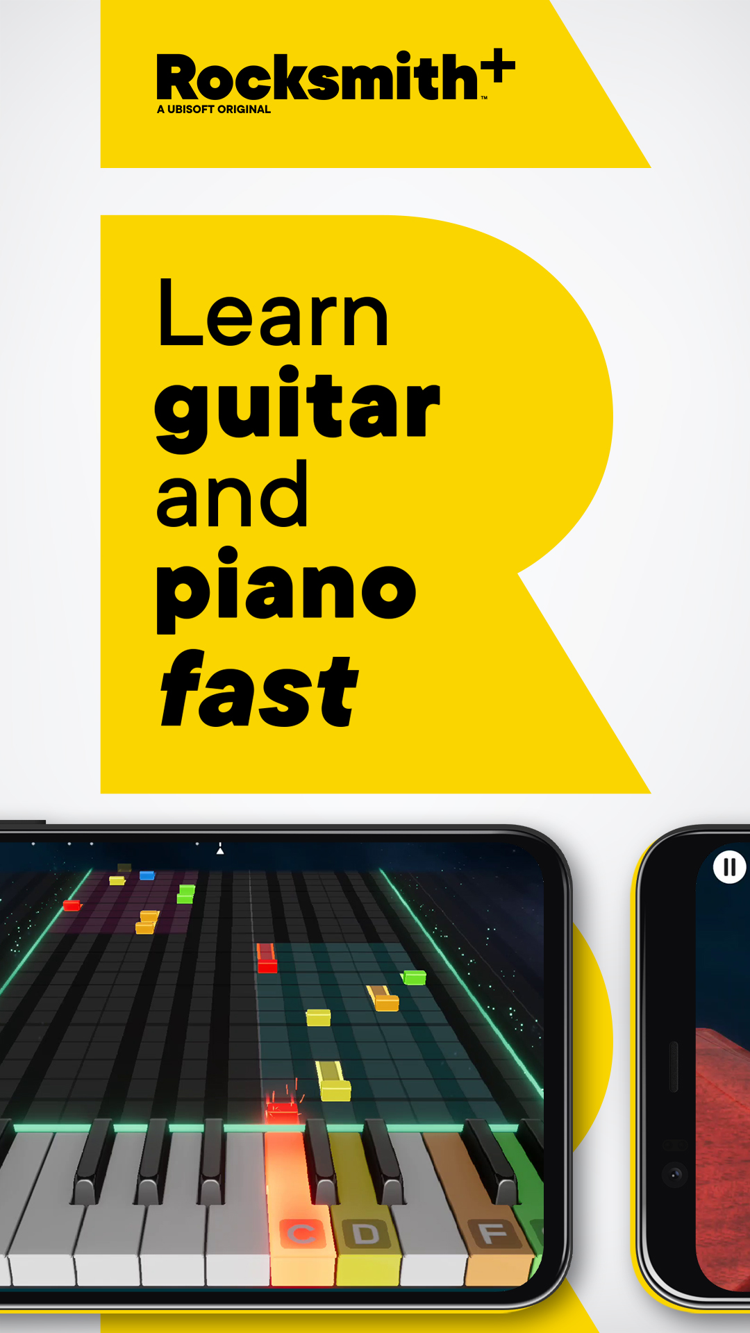 اسکرین شات 1 برنامه Rocksmith+ Fast Music Learning